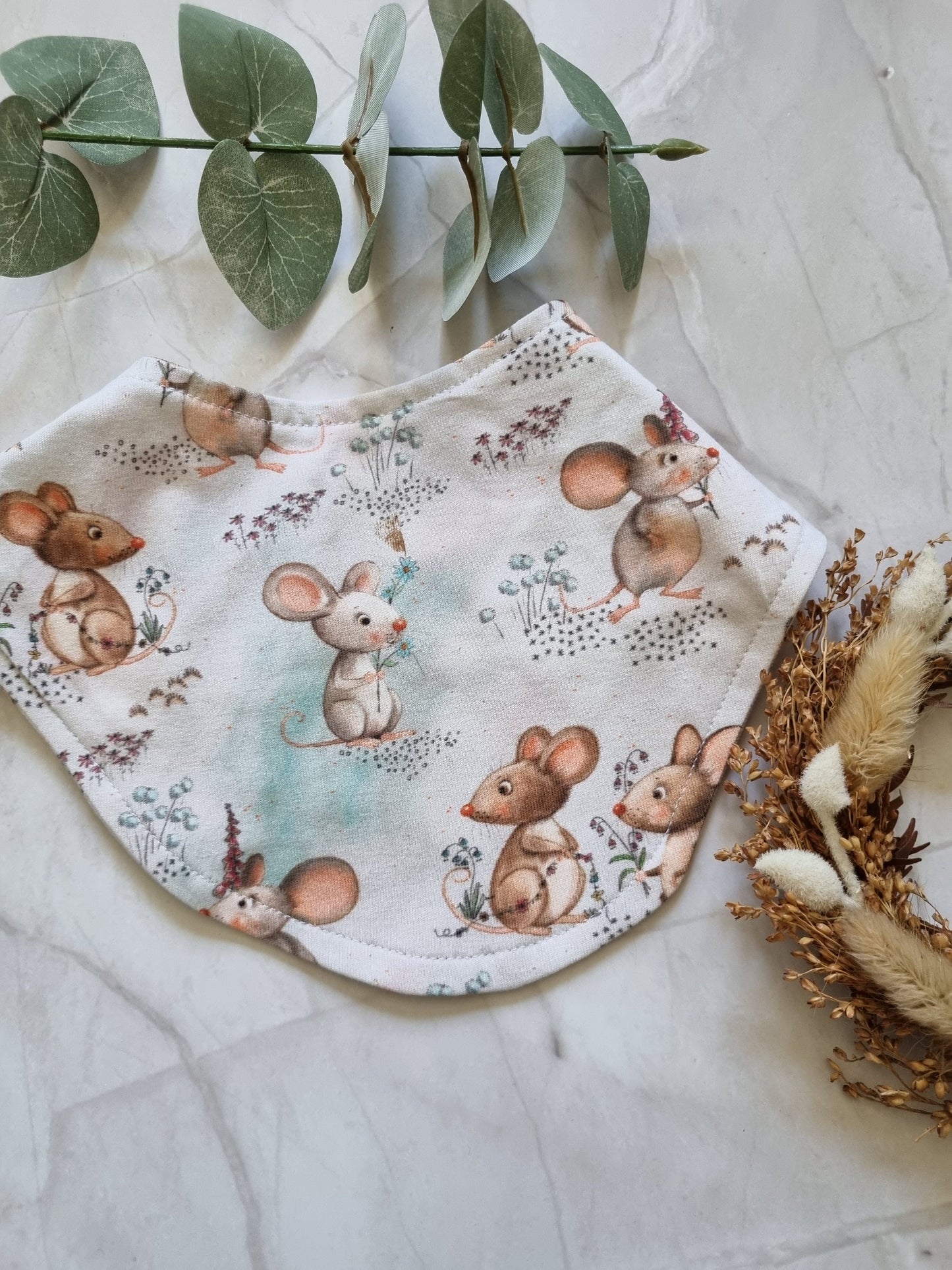 Organic Cotton Baby Scarf Jersey Bandana | Gender-Neutral Baby Bandana | Soft and Washable Newborn Scarf | Ideal Baby Gift