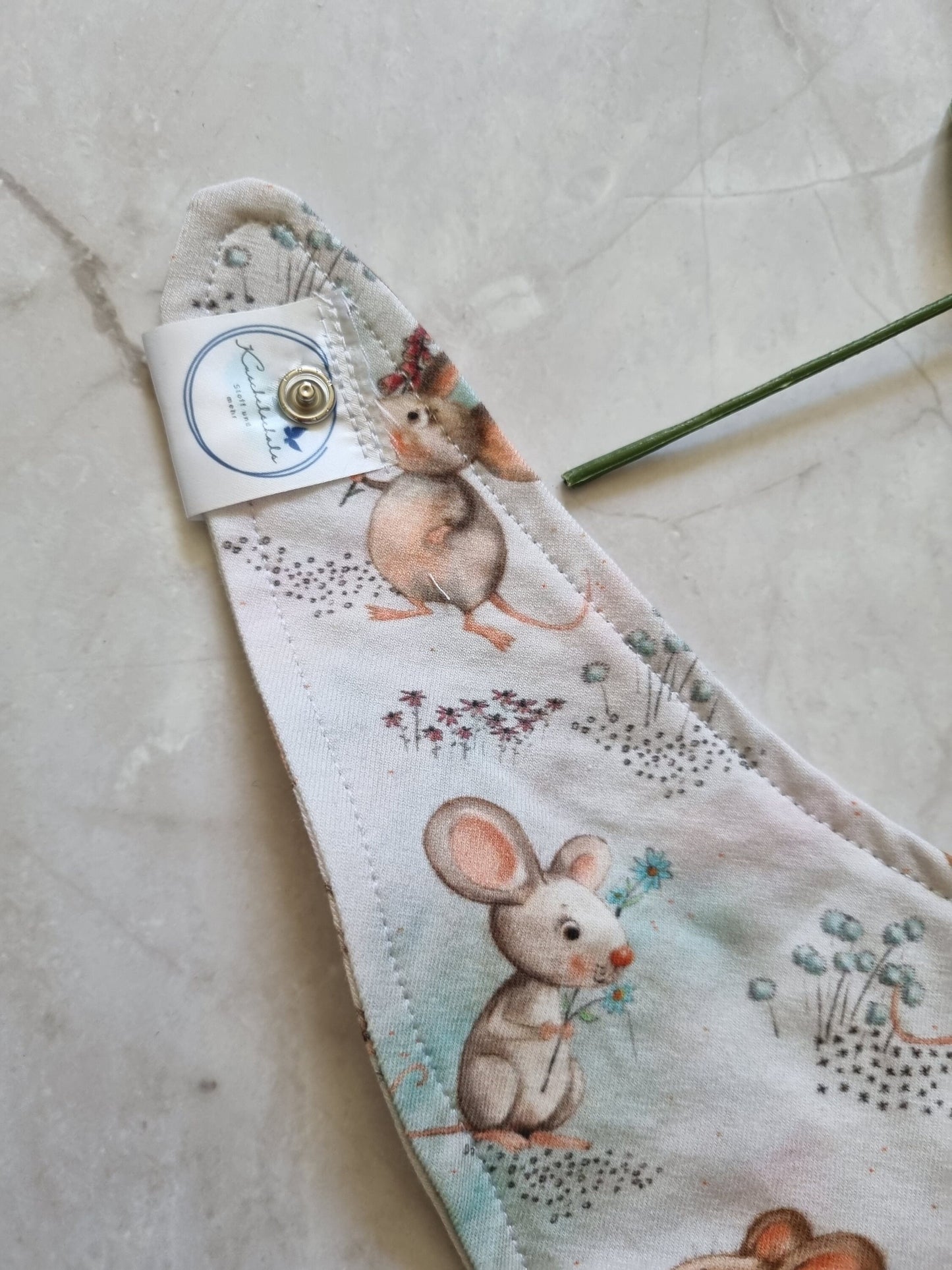 Organic Cotton Baby Scarf Jersey Bandana | Gender-Neutral Baby Bandana | Soft and Washable Newborn Scarf | Ideal Baby Gift