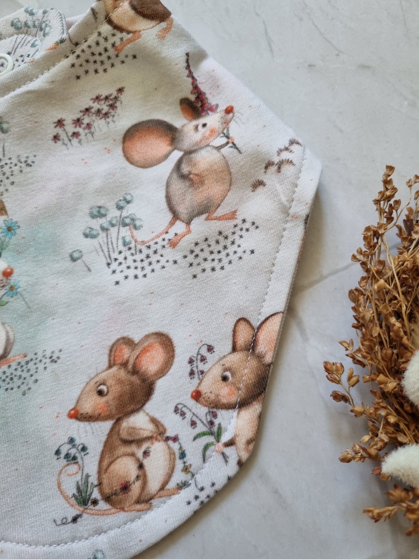 Organic Cotton Baby Scarf Jersey Bandana | Gender-Neutral Baby Bandana | Soft and Washable Newborn Scarf | Ideal Baby Gift