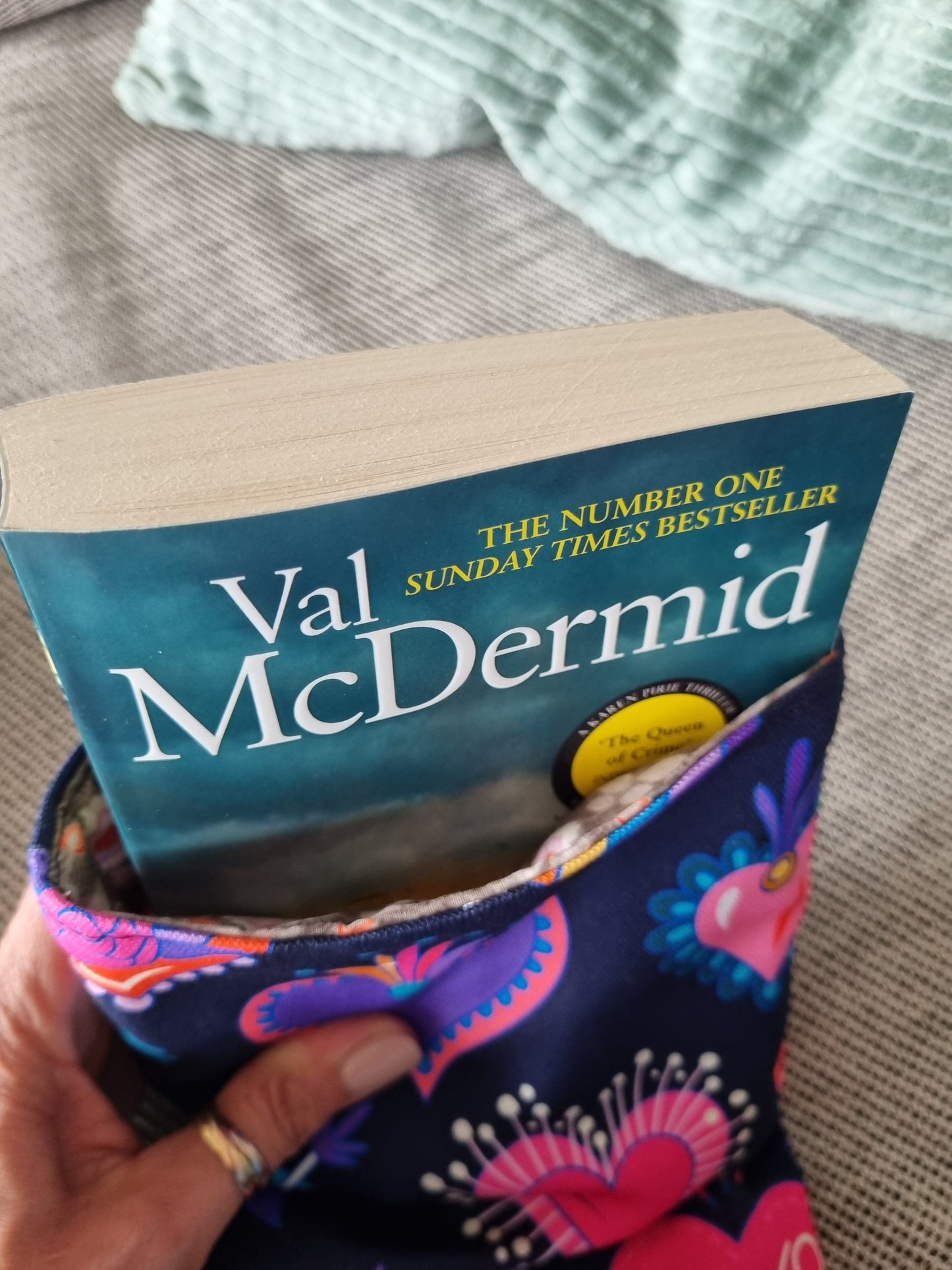 book cover for paperback books - perfect gift for book lover - book accessories - soft fabric book cover for backpaper books up to 500 pages
