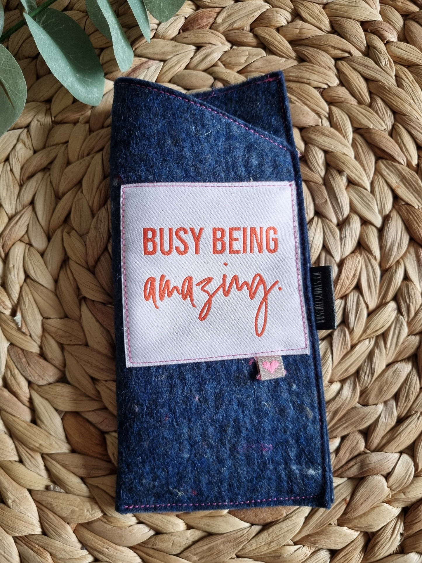 Handmade Felt Glasses Case | Eco-Friendly Eyewear Storage Pouch | Soft & Lightweight Glasses Protector | Eyewear Organizer Gift for her