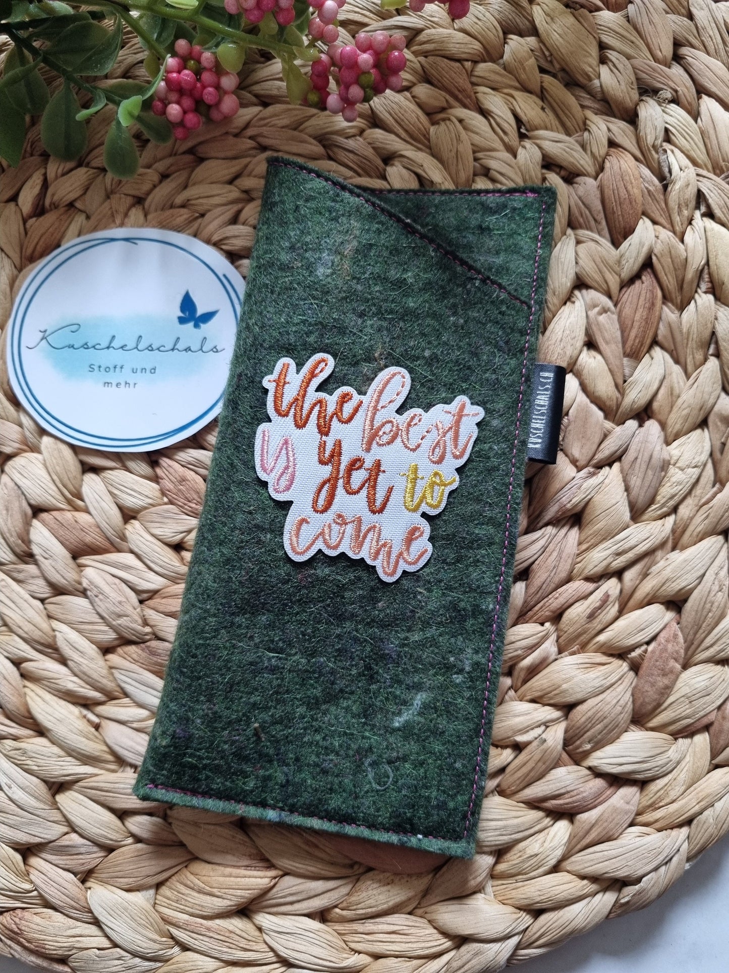 Handmade Felt Glasses Case Eco-Friendly Eyewear Storage Pouch Soft & Lightweight Glasses Protector | Durable Eyewear Organizer gift for her