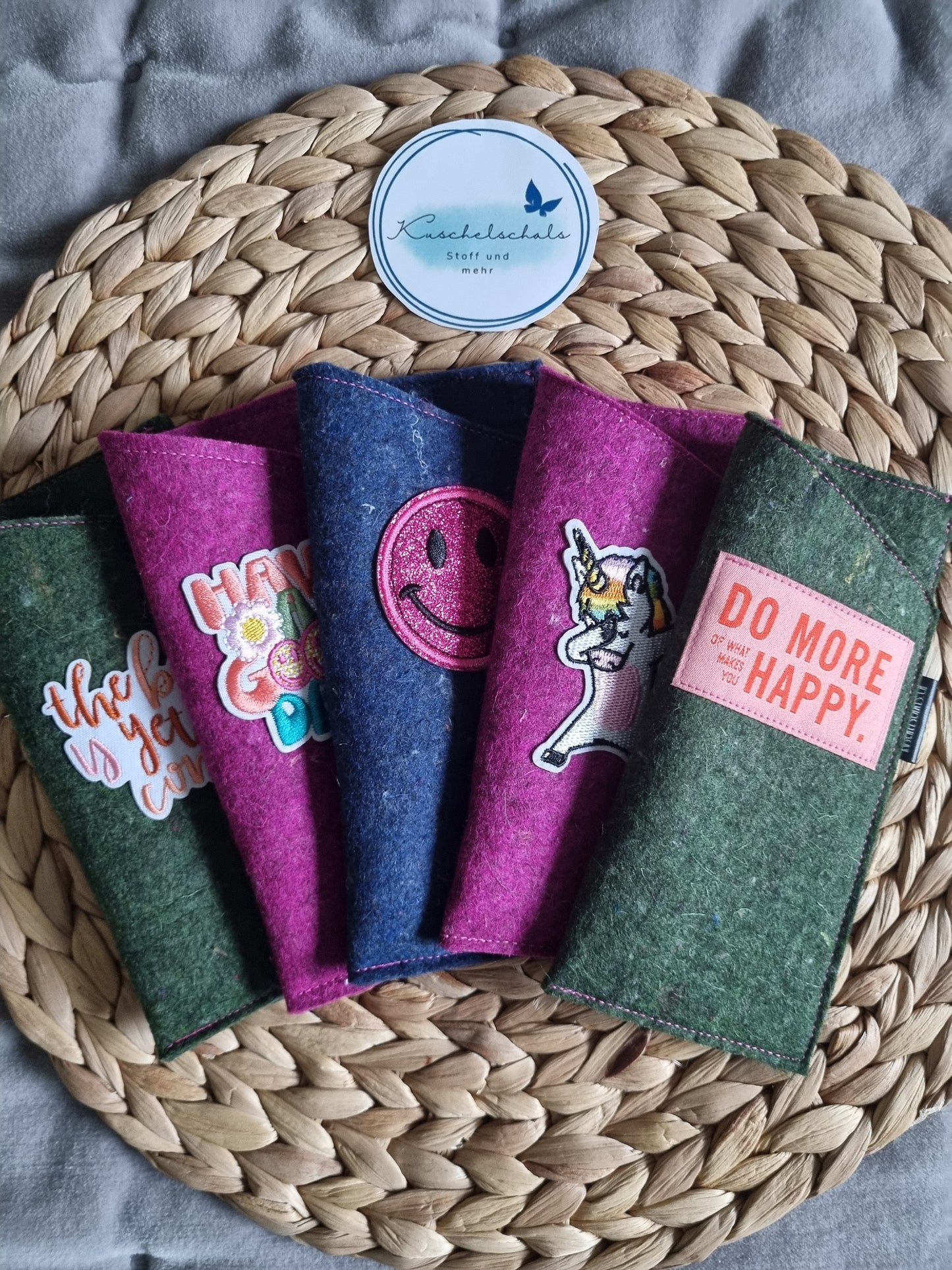 Handmade Felt Glasses Case | Eco-Friendly Eyewear Storage Pouch | Soft & Lightweight Glasses Protector | Durable Unique Eyewear Organizer