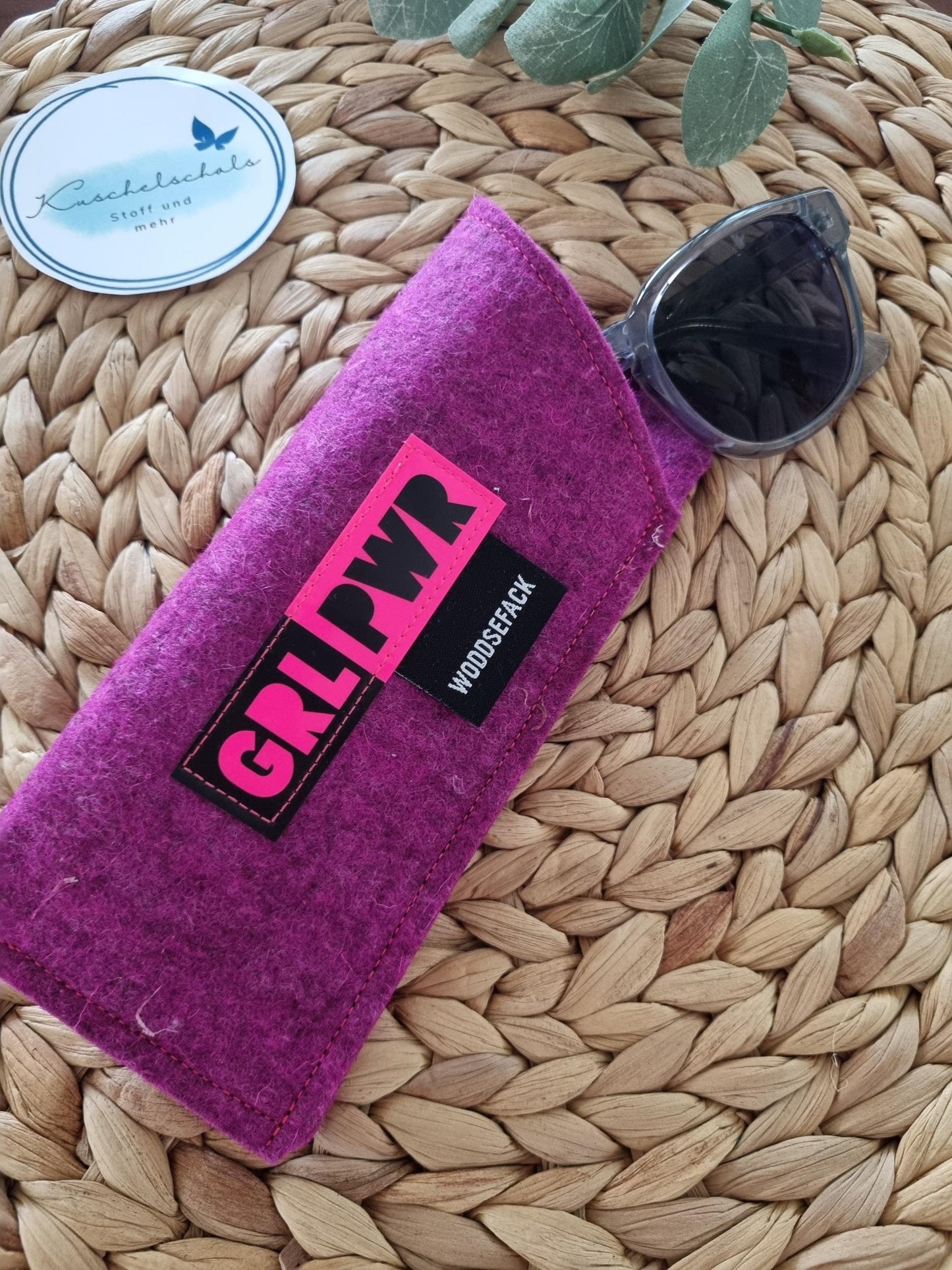 Handmade Felt Glasses Case Eco-Friendly Eyewear Storage Pouch Soft & Lightweight Glasses Protector | Durable Eyewear Organizer gift for her