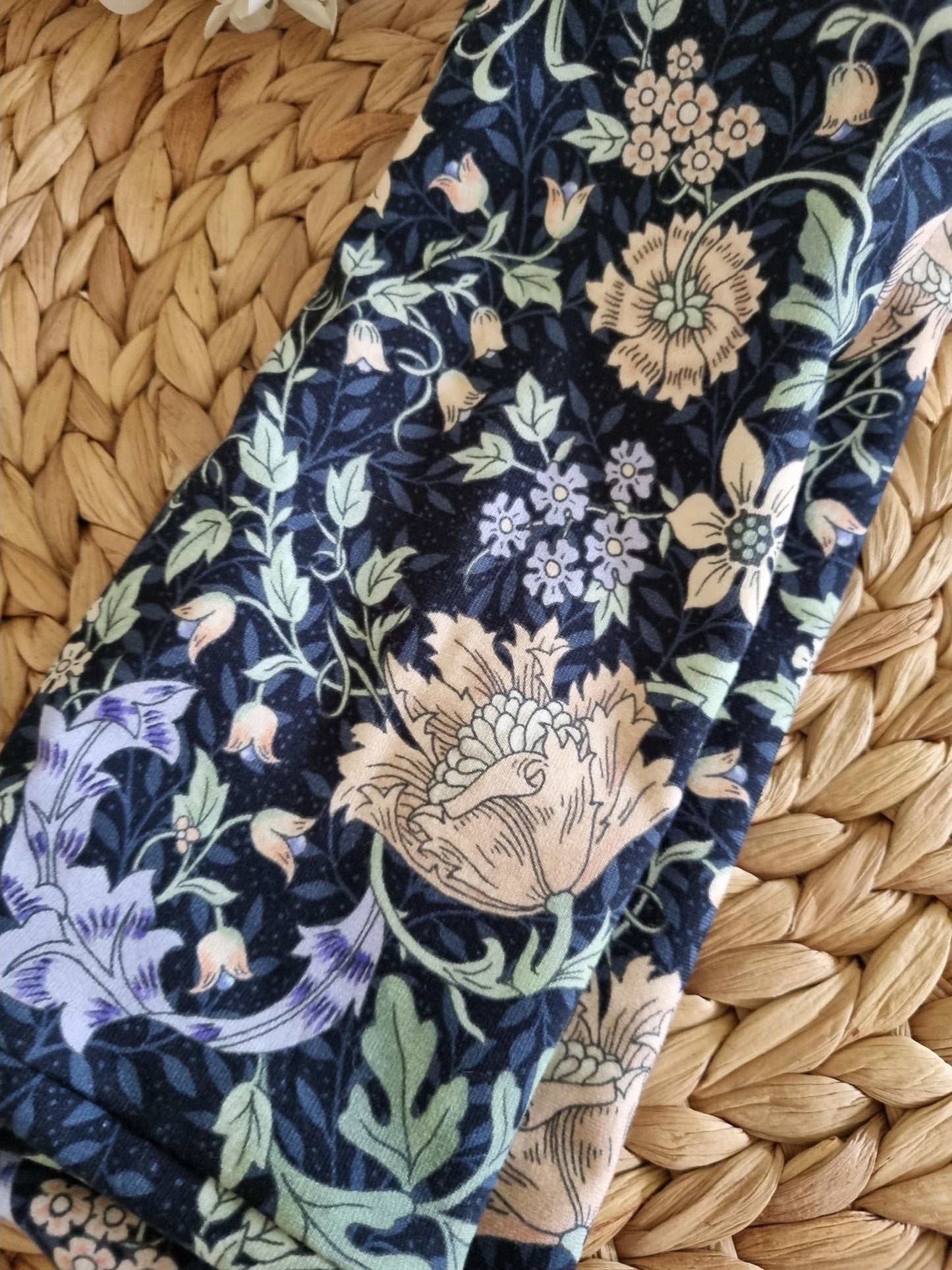 Stylish cozy wristwarmers for adults organic cotton wrist warmers flower print wristwarmers no more cold hands organic cotton skandi style