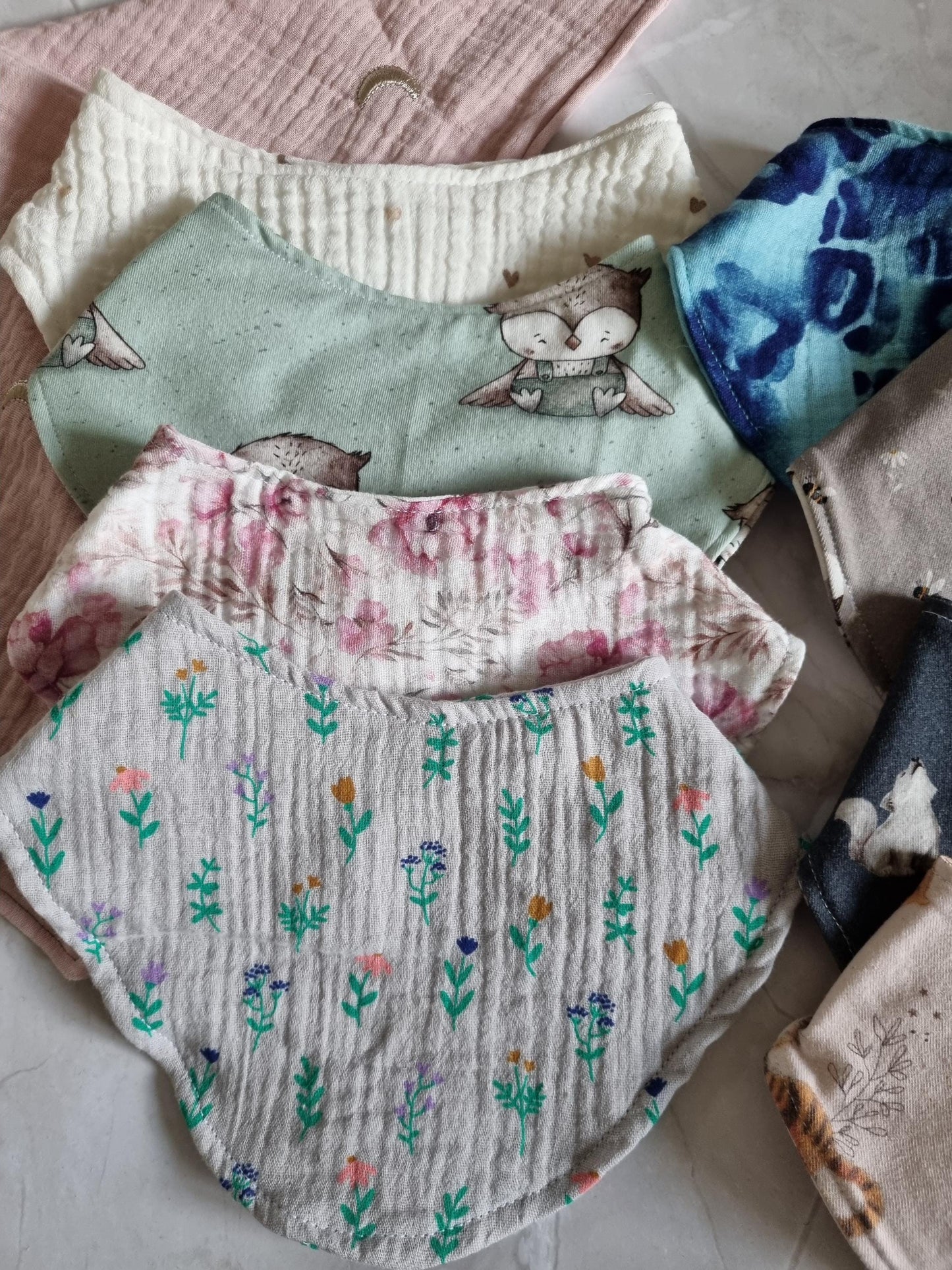 Mystery Box Baby Bib handmade - sewn by me - the perfect surprise for yourself or somebody else