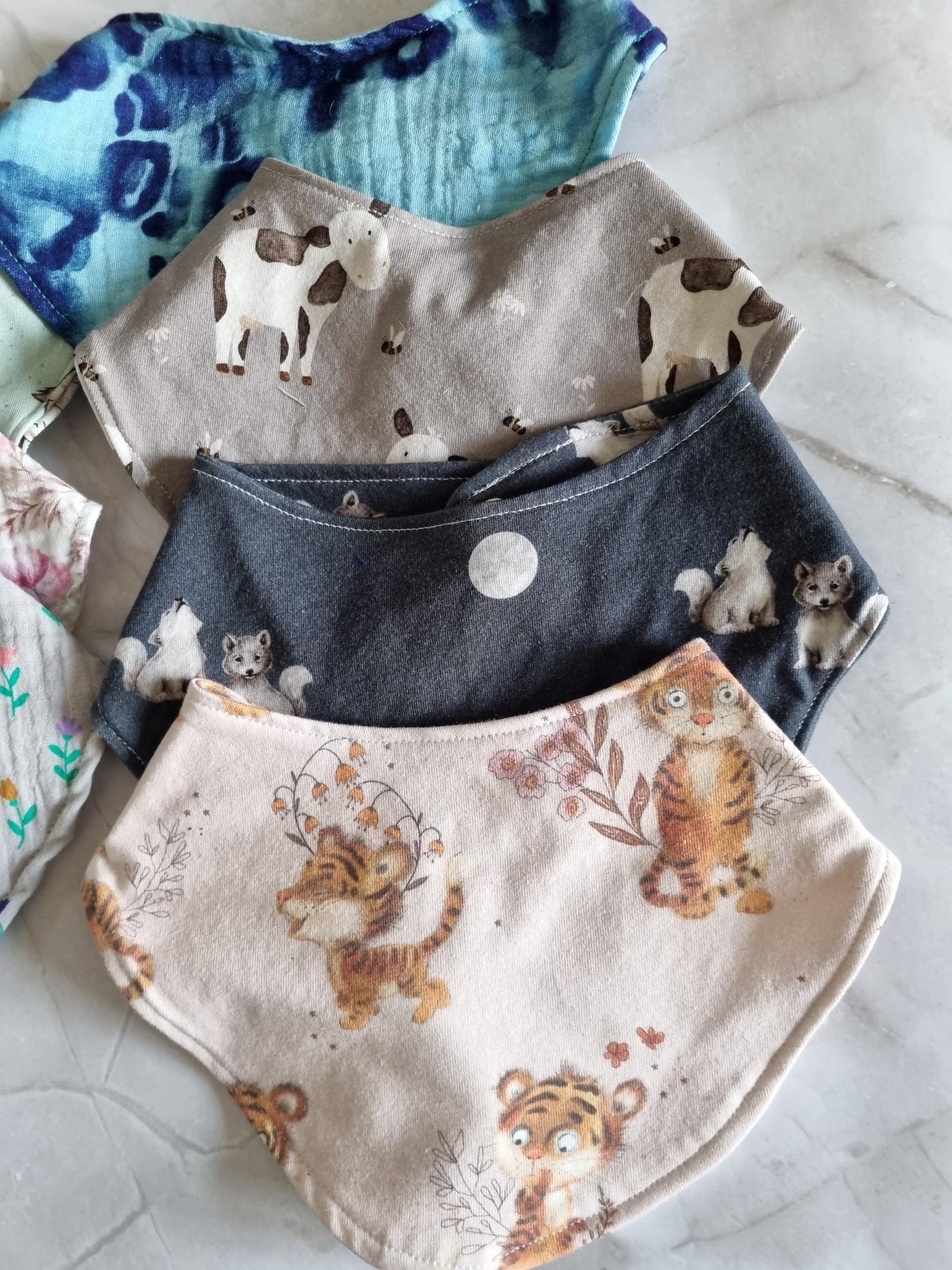 Mystery Box Baby Bib handmade - sewn by me - the perfect surprise for yourself or somebody else