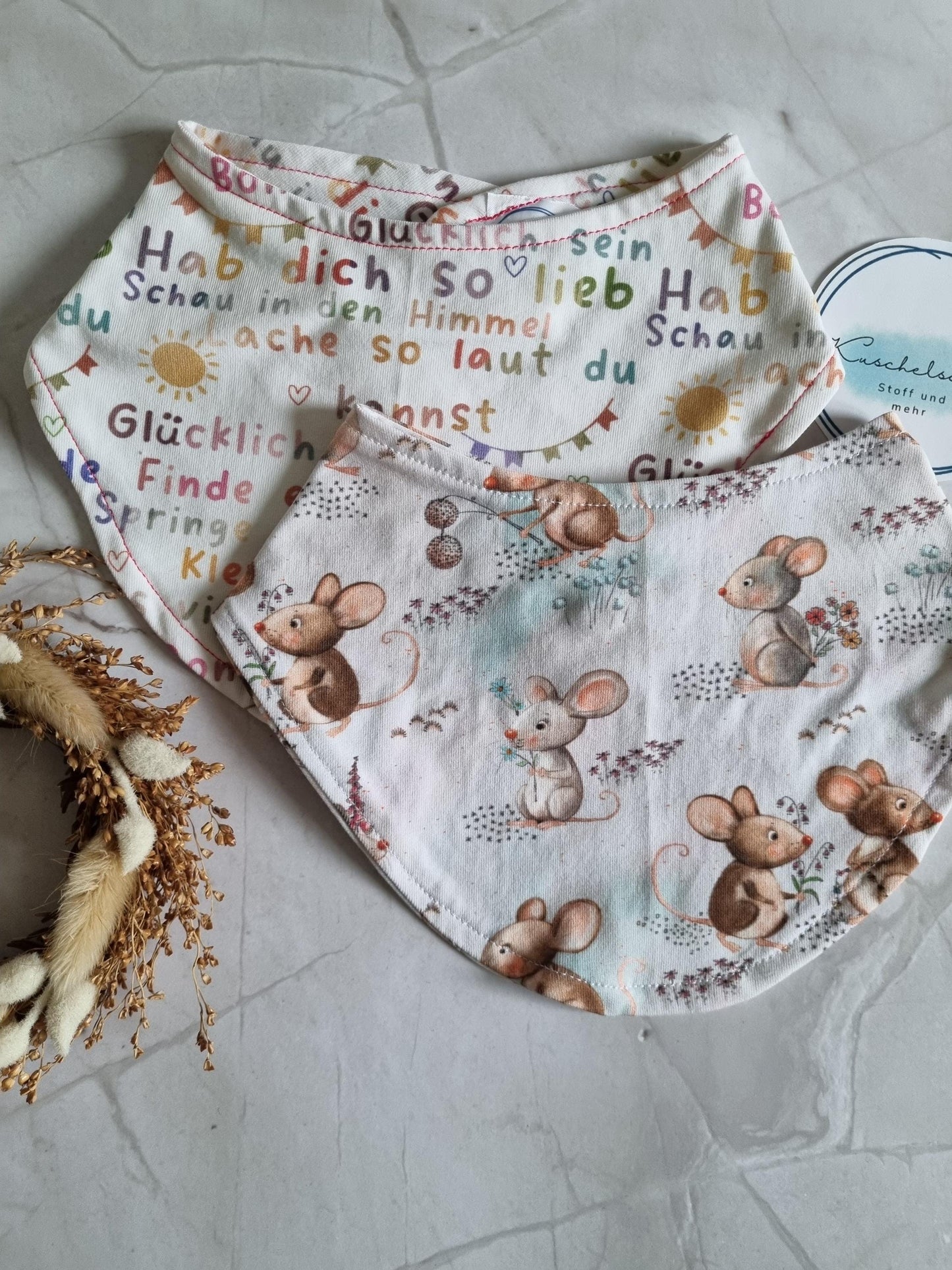 Organic Cotton Baby Scarf Jersey Bandana Set | Burp cloth Baby Bandana SET | Soft and Washable Newborn Scarf | Ideal Baby Gift Babyshower