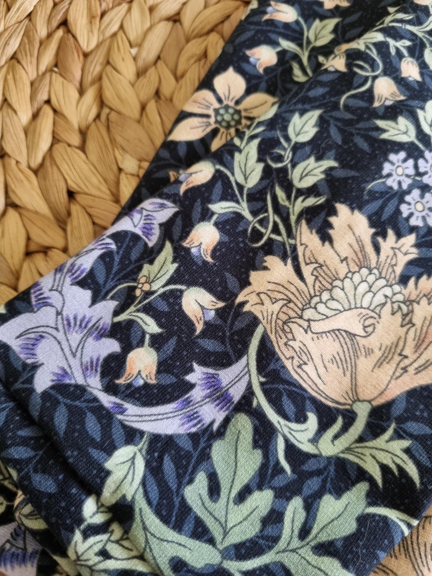 Stylish cozy wristwarmers for adults organic cotton wrist warmers flower print wristwarmers no more cold hands organic cotton skandi style