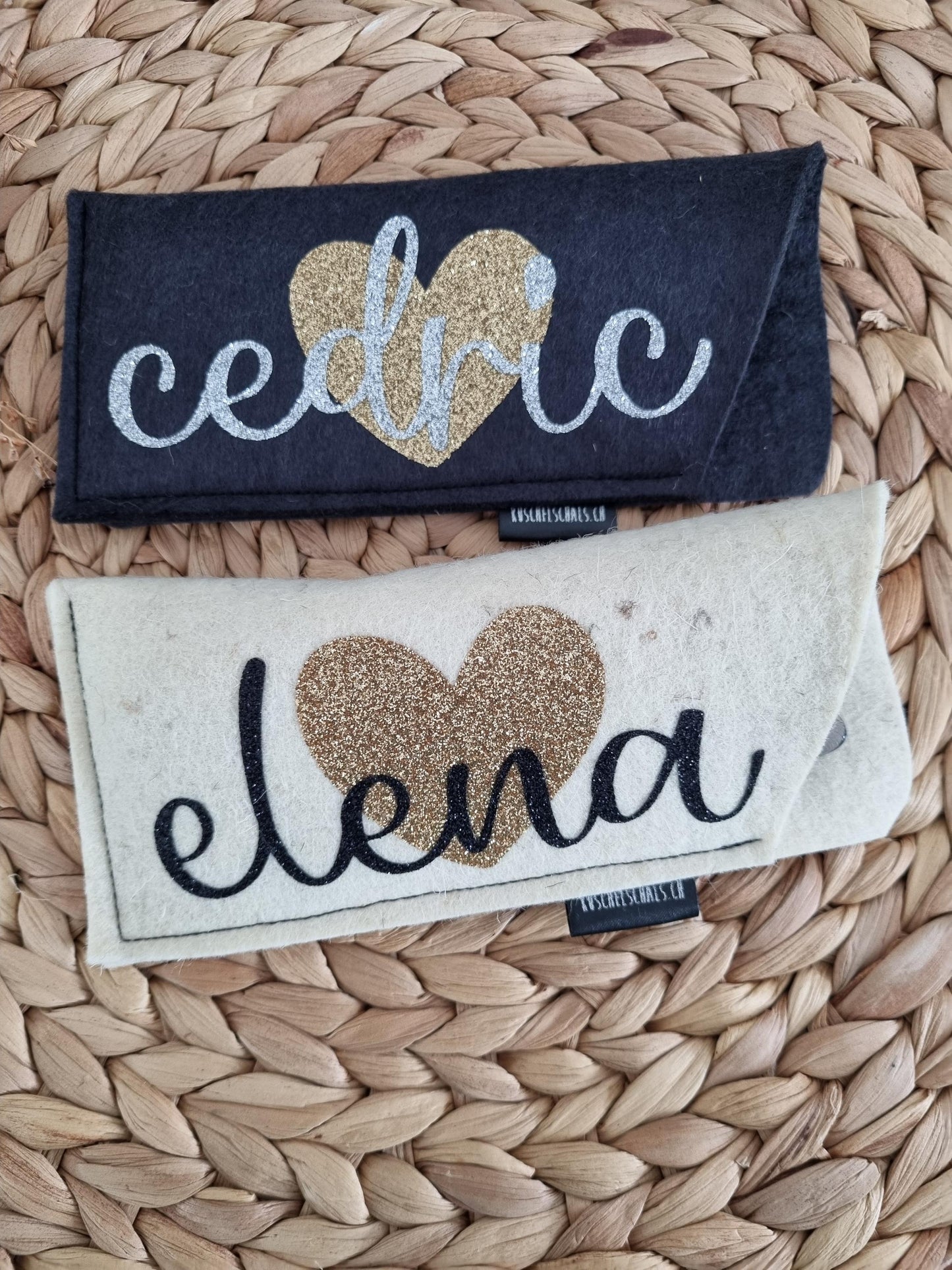 Handmade Felt Glasses Case Eco-Friendly Eyewear Storage Pouch Soft & Lightweight Glasses Protector | Durable Eyewear Organizer gift for her