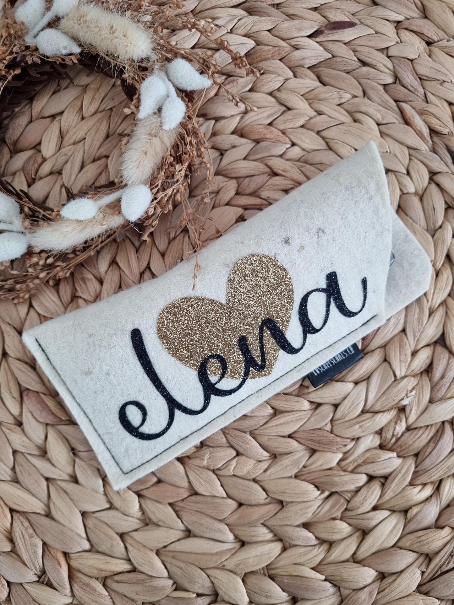 Handmade Felt Glasses Case Eco-Friendly Eyewear Storage Pouch Soft & Lightweight Glasses Protector | Durable Eyewear Organizer gift for her