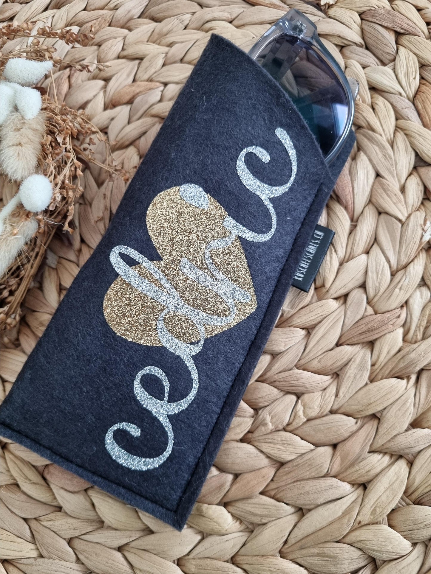 Handmade Felt Glasses Case Eco-Friendly Eyewear Storage Pouch Soft & Lightweight Glasses Protector | Durable Eyewear Organizer gift for dad