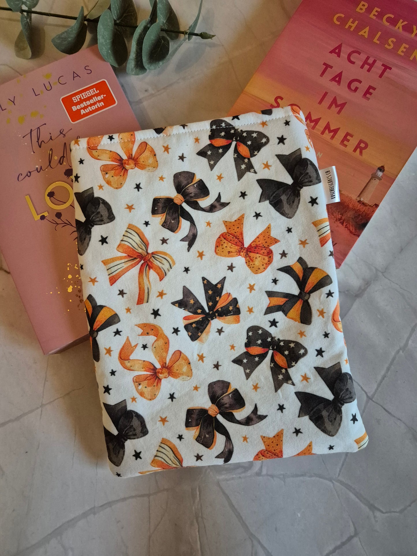 Halloween Bows Coquette Book Cover Kindle Kobo - 3 Sizes - Handmade