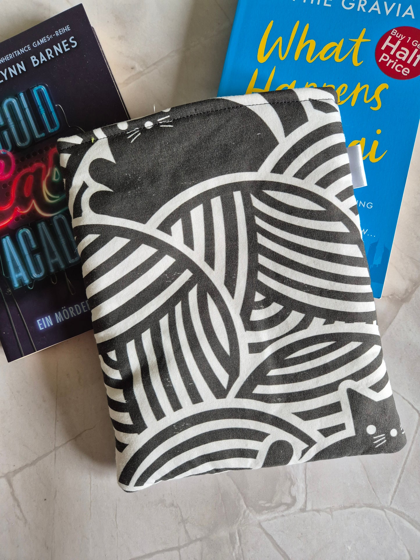 Cat Lover Book Cover Kindle Kobo - 3 Sizes - Handmade