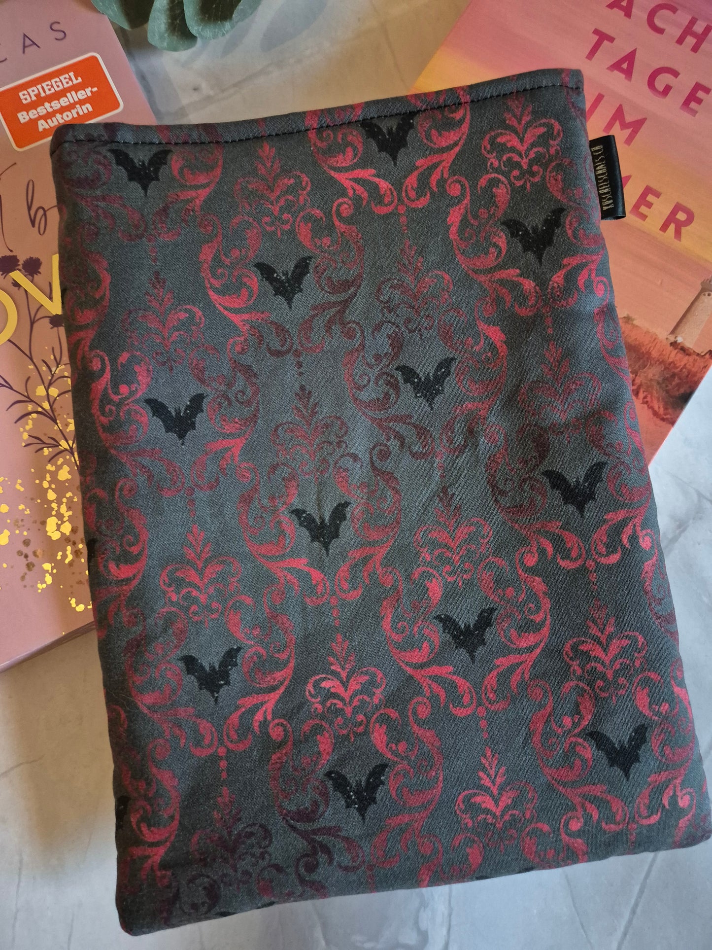 Gothic Ornament Book Cover Kindle Kobo - 3 Sizes - Handmade - halloween Book Sleeve