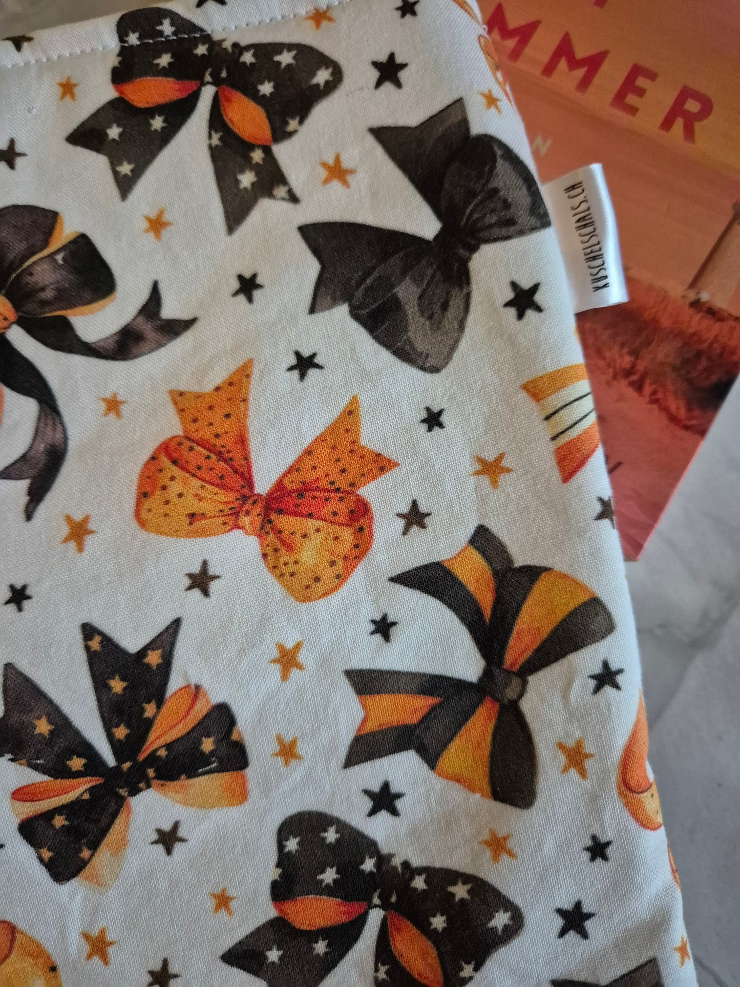 Halloween Bows Coquette Book Cover Kindle Kobo - 3 Sizes - Handmade
