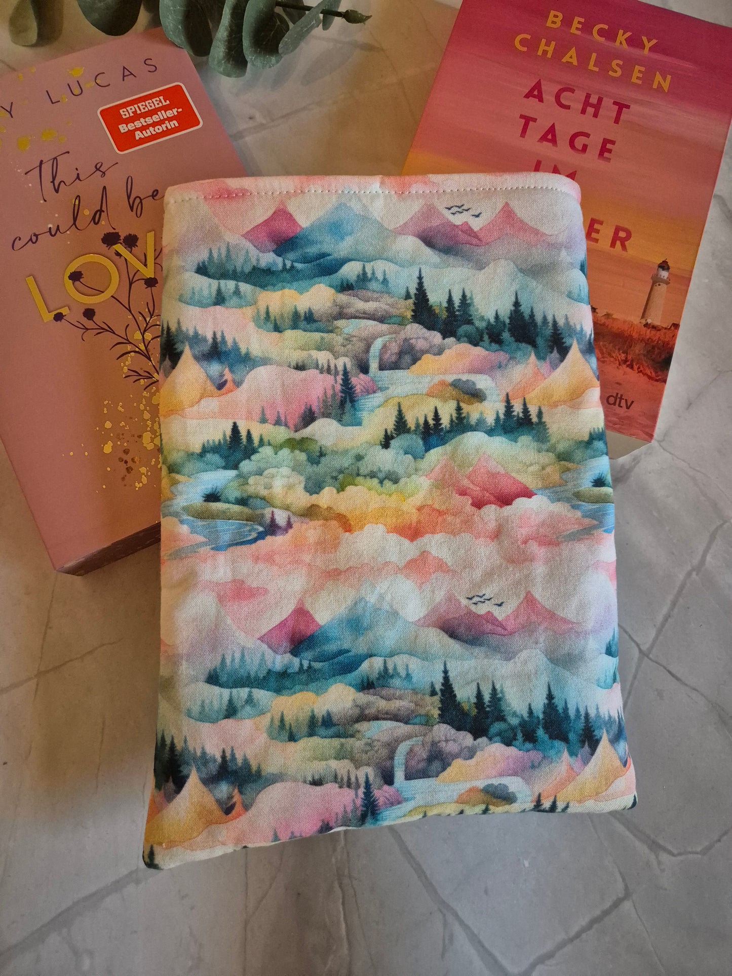 Mountain Landscape Fairytale Book Cover Kindle Kobo - 3 Sizes - Handmade