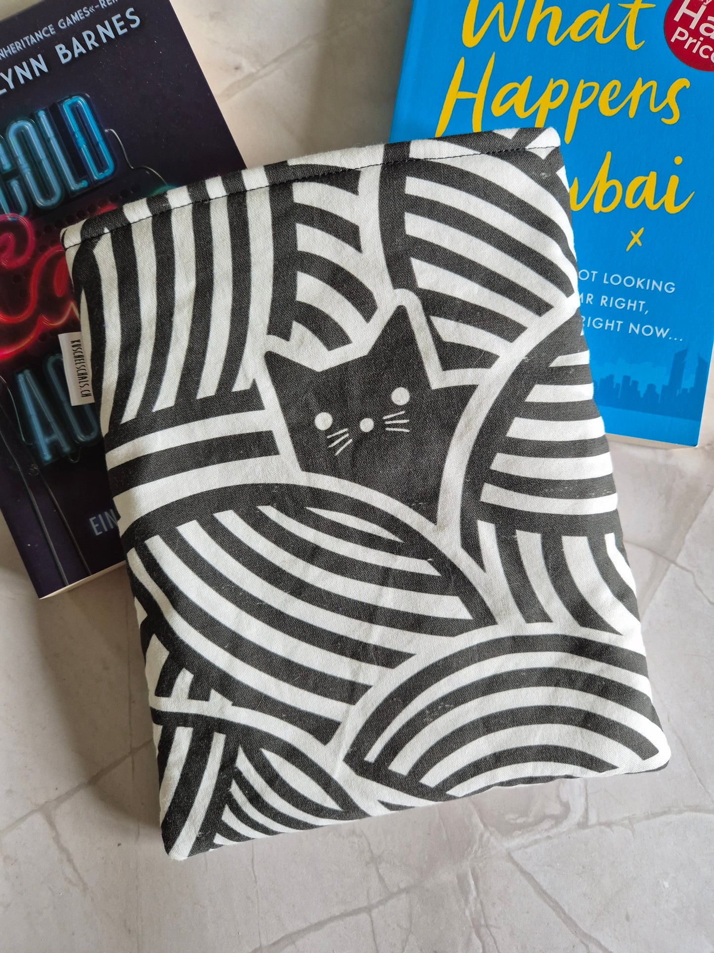 Cat Lover Book Cover Kindle Kobo - 3 Sizes - Handmade