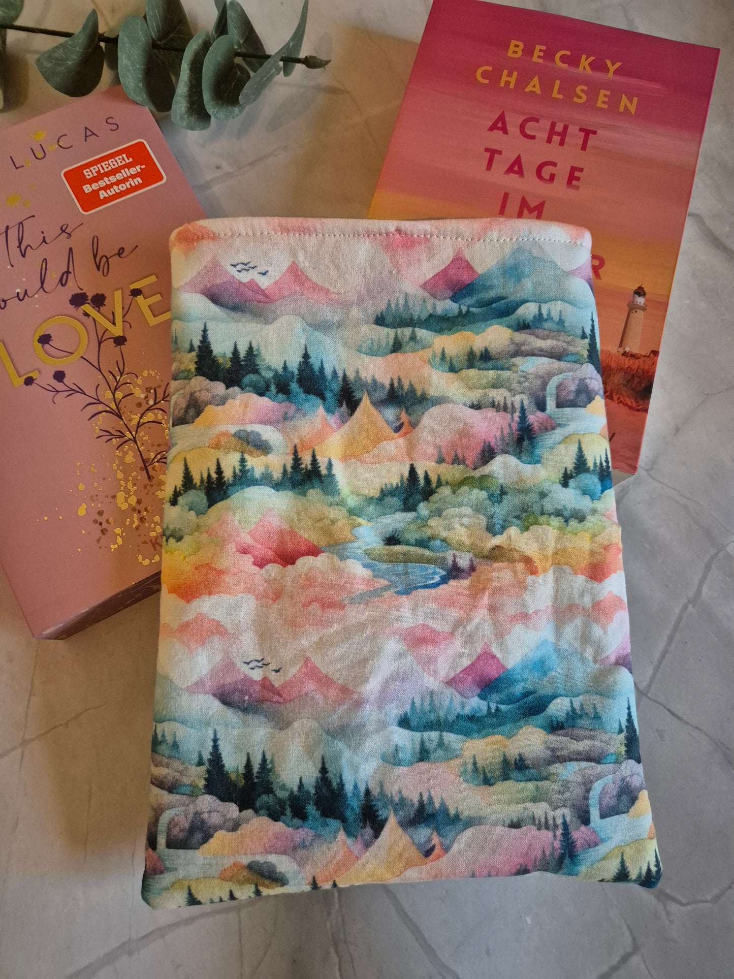 Mountain Landscape Fairytale Book Cover Kindle Kobo - 3 Sizes - Handmade