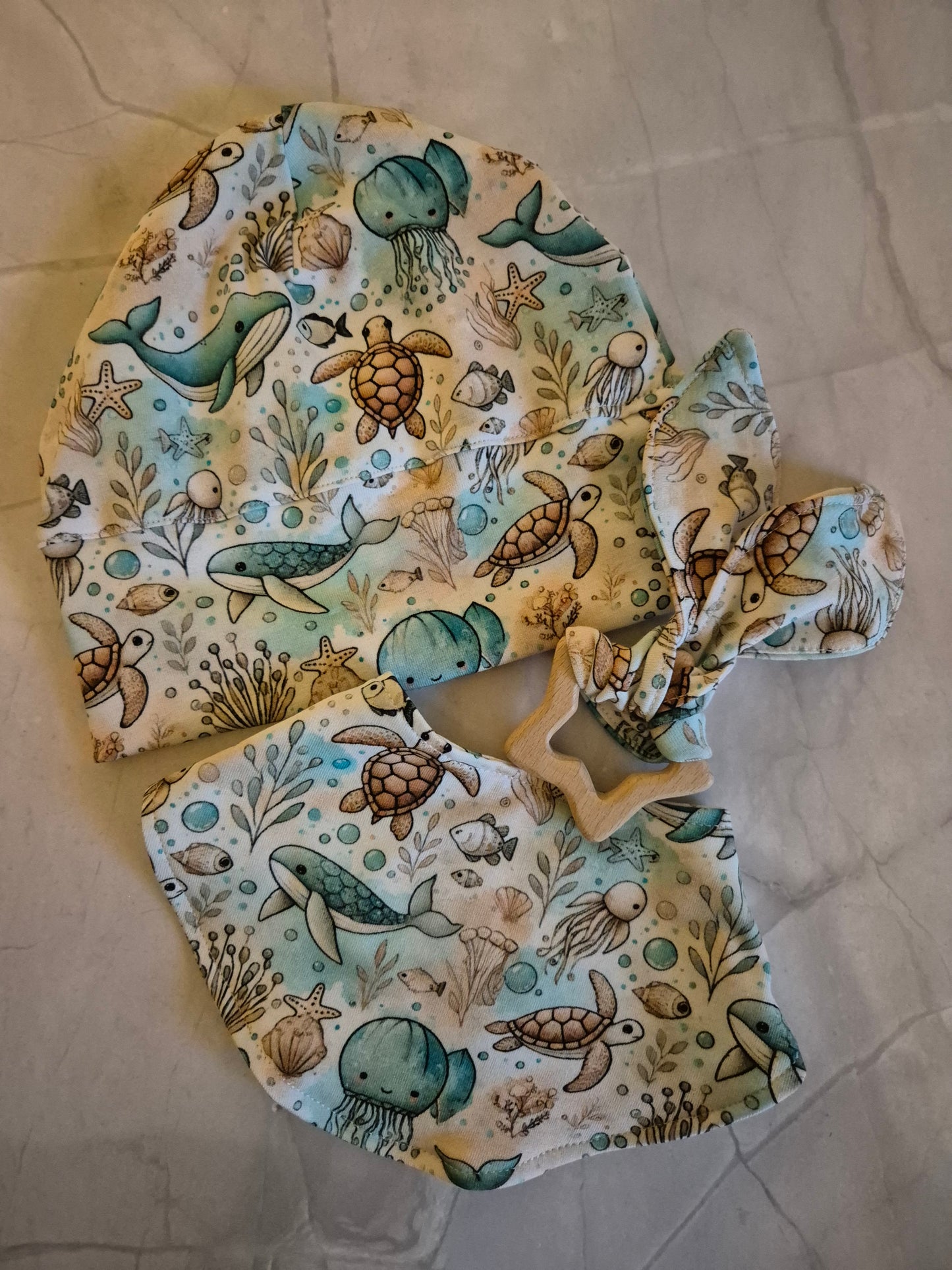 3teiliges Baby Set BioBaumwolle - wähle Dein Design und mach dein ganz persönliches Geschenkset