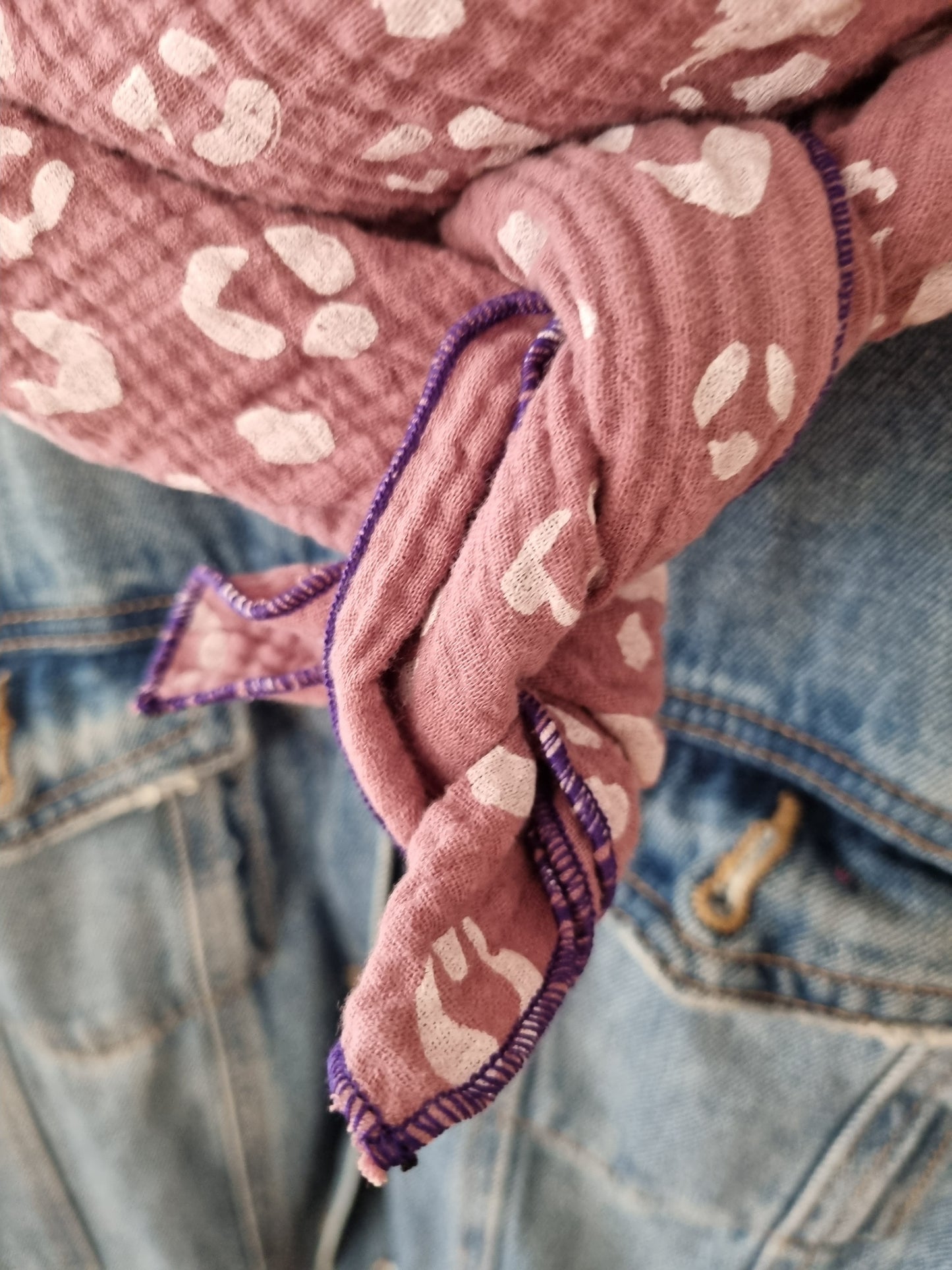 Écharpe Leo 100% Baumwolle 130c130cm