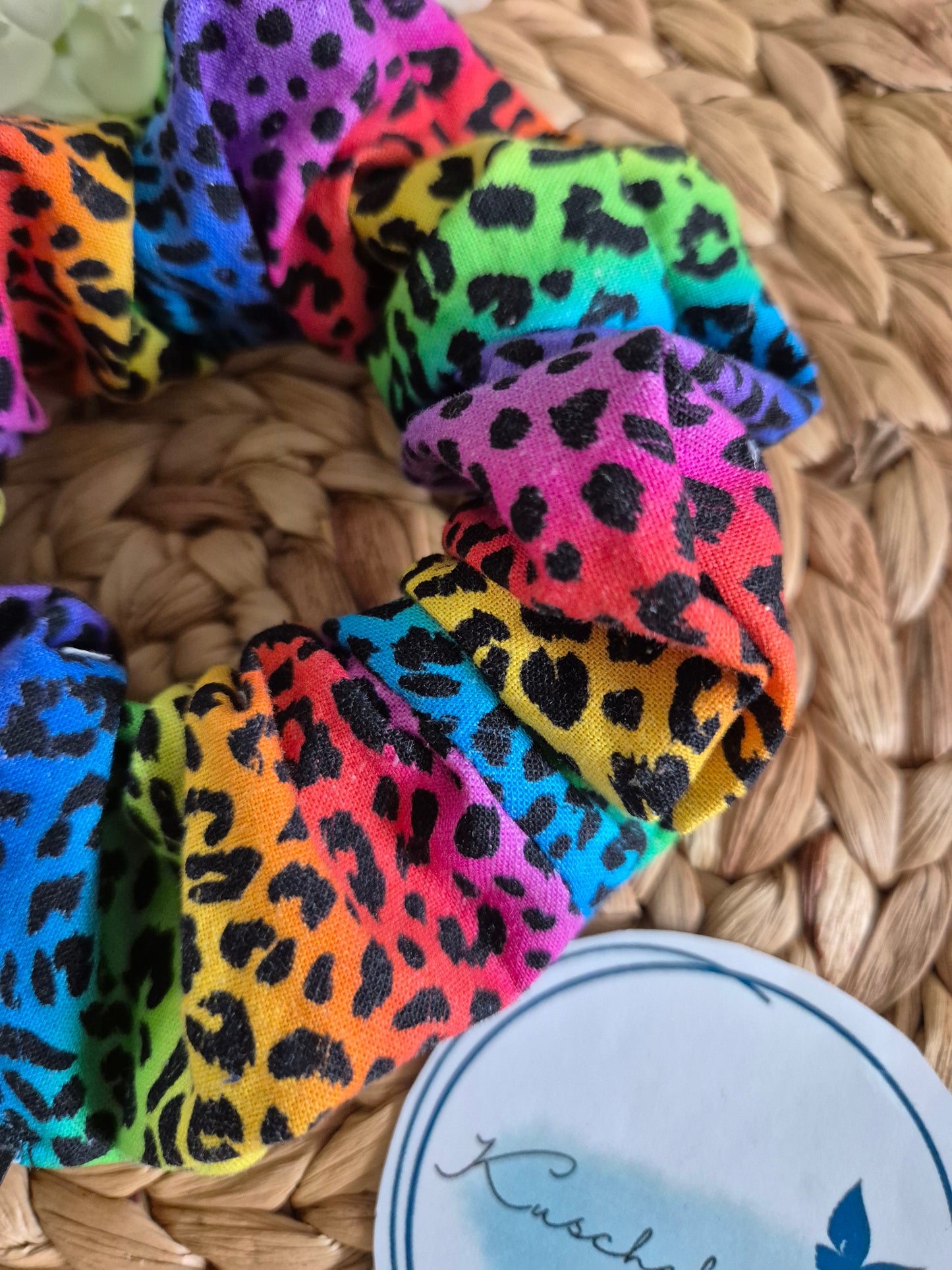 Pride Leo lover  Scrunchie Hair bobble handmade Ponytail holder perfect gift hair accessories chic hair tie