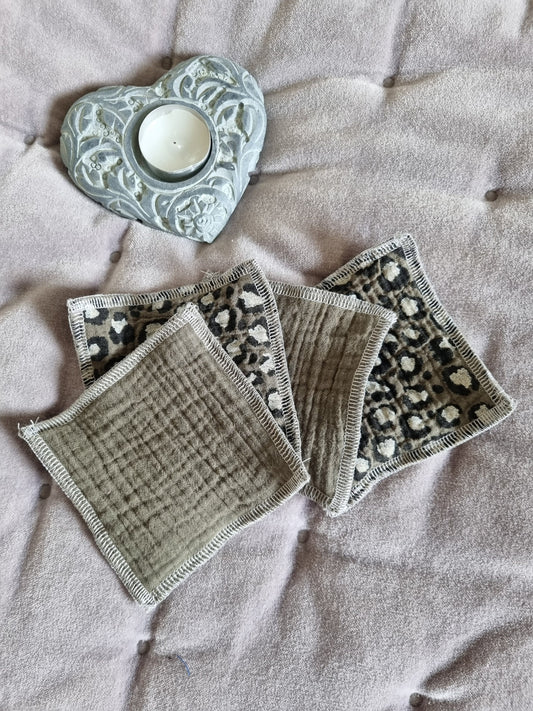 Make up remover pads cotton recycled pads for make-up removal ecofriendly cotton pads