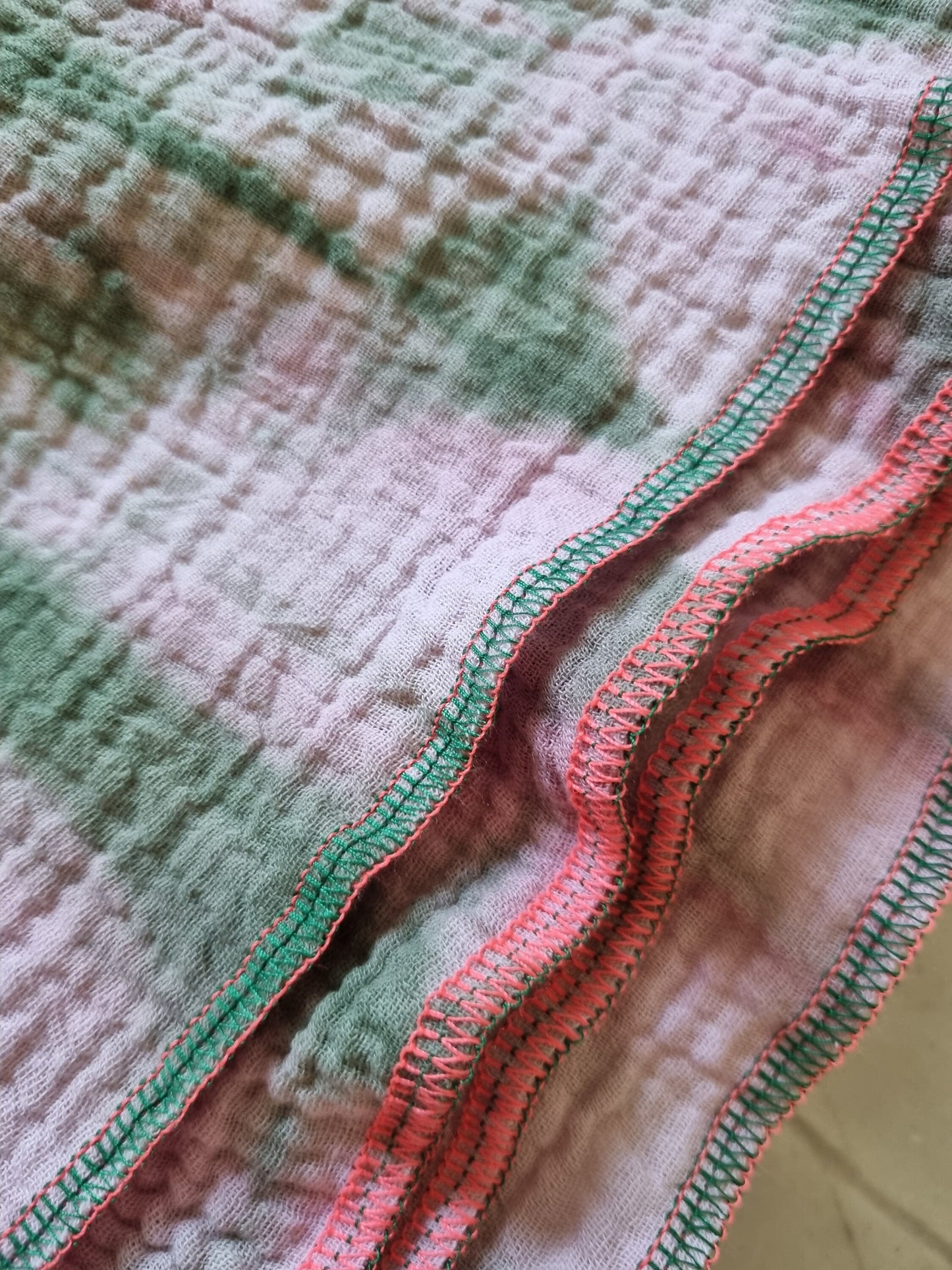 pink Batik Cotton Stole Scarf - Cozy Batik Print Wrap - Versatile Shawl for Travel - Boho Fashion Accessory - Ideal Gift - XXL Cozy scarf