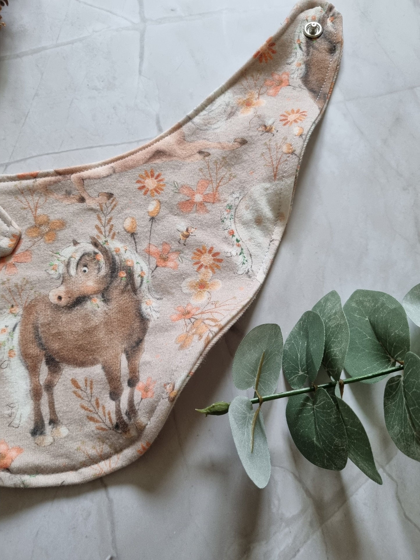 Organic Cotton Baby Scarf Jersey Bandana | Gender-Neutral Baby Bandana | Soft and Washable Newborn Scarf | Ideal Baby Gift