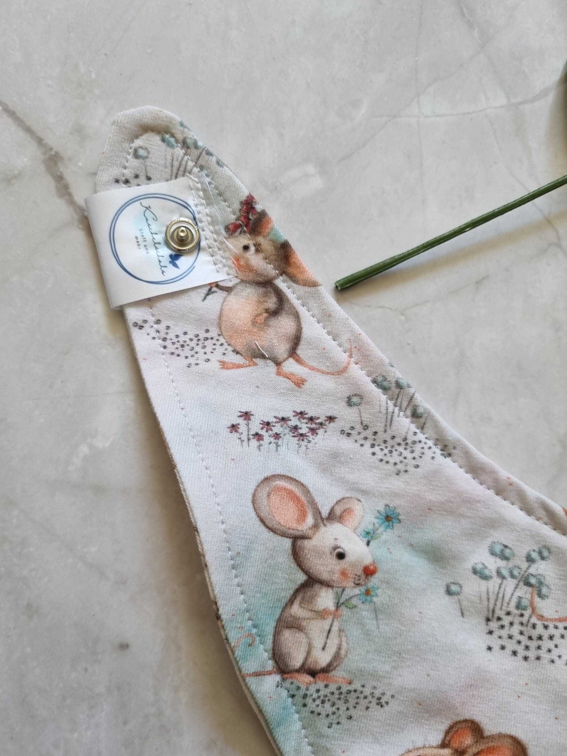 Organic Cotton Baby Scarf Jersey Bandana | Gender-Neutral Baby Bandana | Soft and Washable Newborn Scarf | Ideal Baby Gift