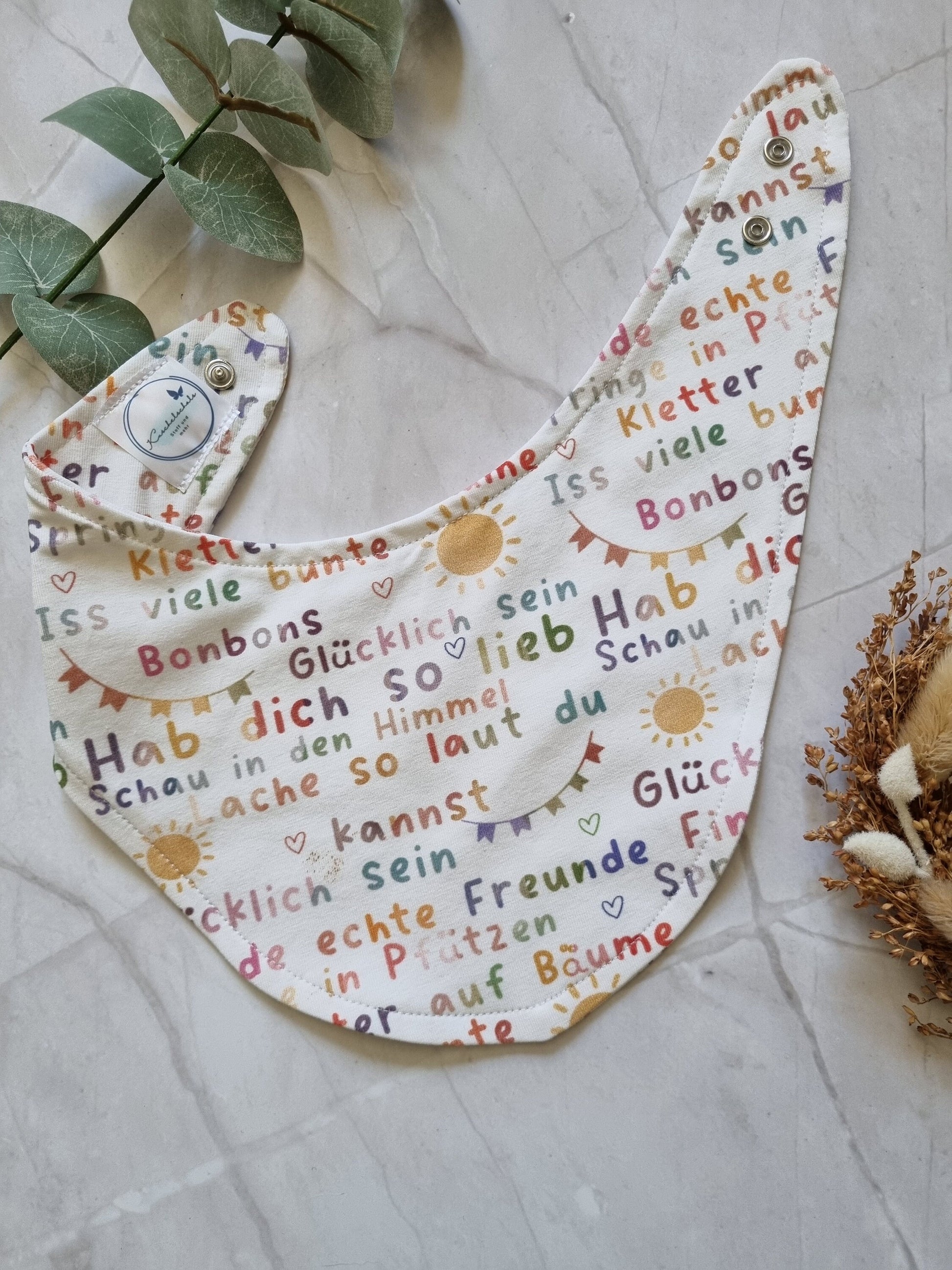 Organic Cotton Baby Scarf Jersey Bandana | Gender-Neutral Baby Bandana | Soft and Washable Newborn Scarf | Ideal Baby Gift