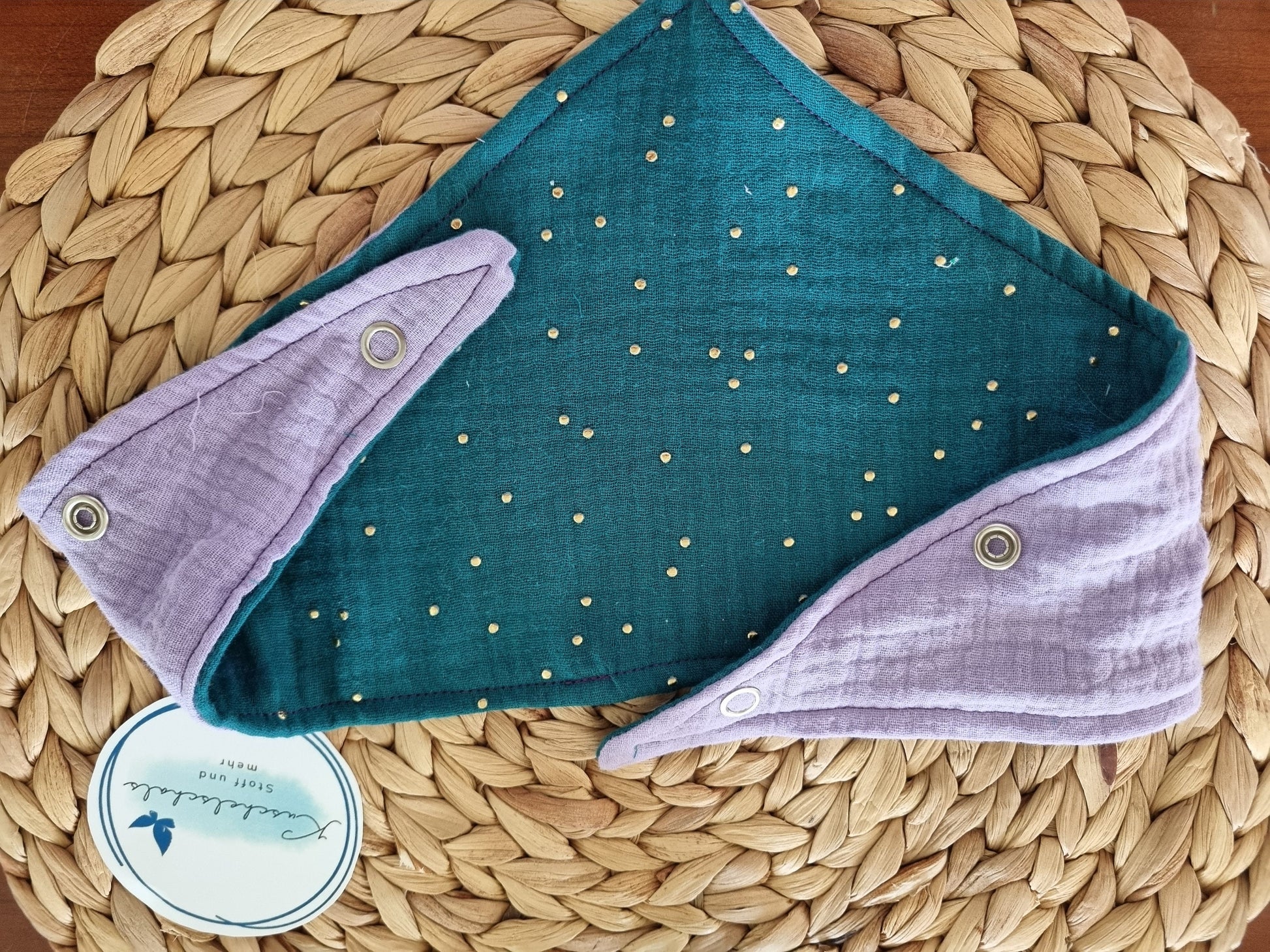 Reversible Double Face Baby Bib Stylish, Soft Practical perfect gift baby shower