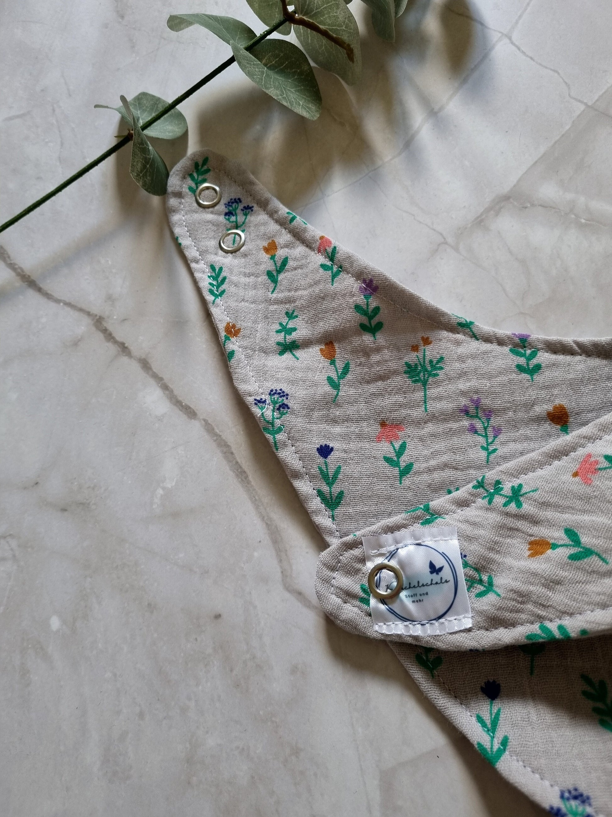 Cotton Baby Scarf Musselin Bandana | Gender-Neutral Baby Bandana | Soft and Washable Newborn Scarf | Ideal Baby Gift Babyshower