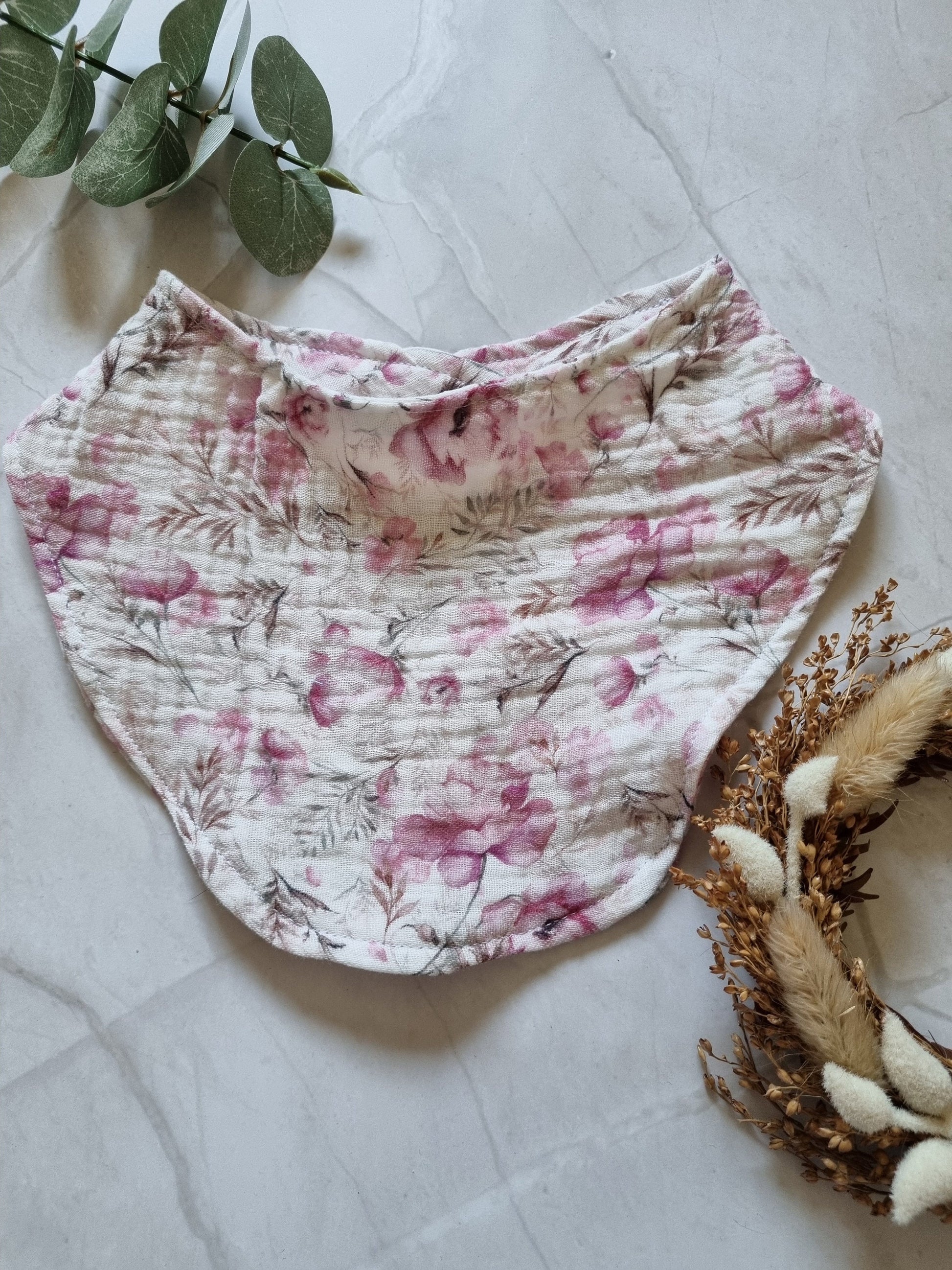 Cotton Baby Scarf Musselin Bandana | Baby Bandana | Soft and Washable Newborn Scarf | Ideal Baby Gift Babyshower