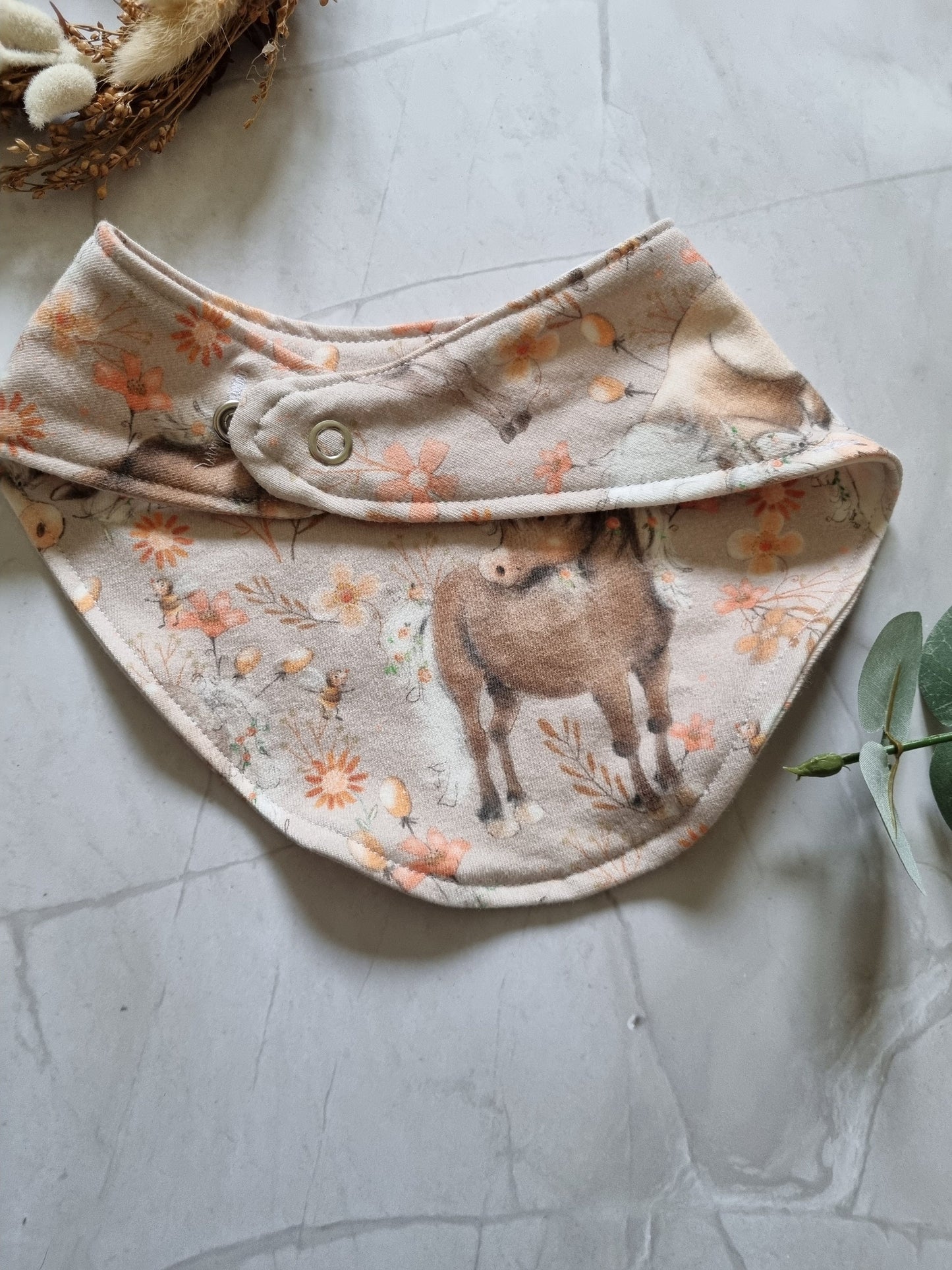 Organic Cotton Baby Scarf Jersey Bandana | Gender-Neutral Baby Bandana | Soft and Washable Newborn Scarf | Ideal Baby Gift
