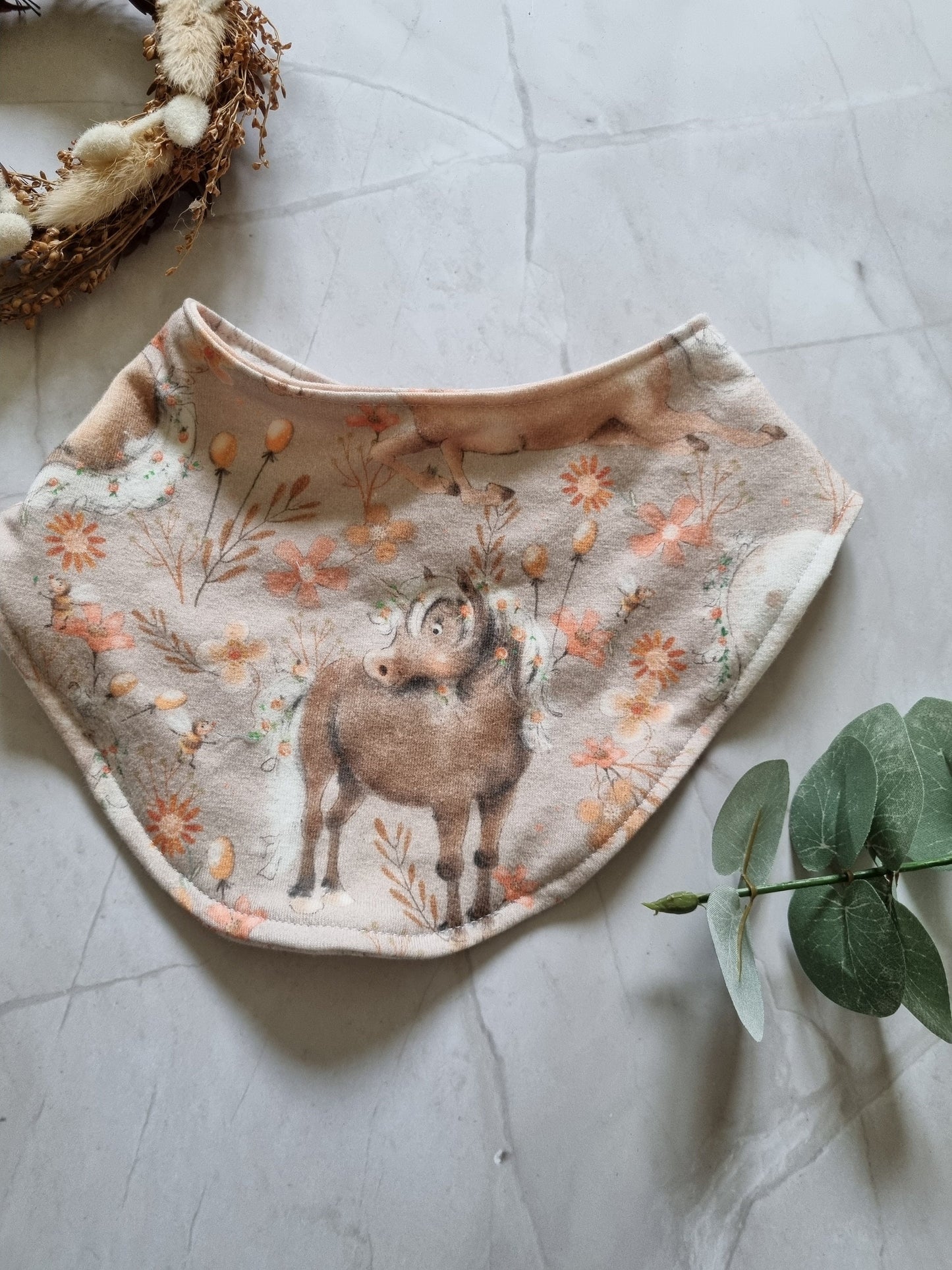 Organic Cotton Baby Scarf Jersey Bandana | Gender-Neutral Baby Bandana | Soft and Washable Newborn Scarf | Ideal Baby Gift