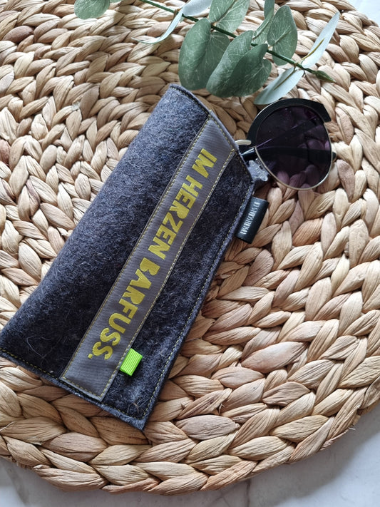 Handmade Felt Glasses Case | Eco-Friendly Eyewear Storage Pouch | Soft & Lightweight Glasses Protector | Eyewear Organizer Gift for her