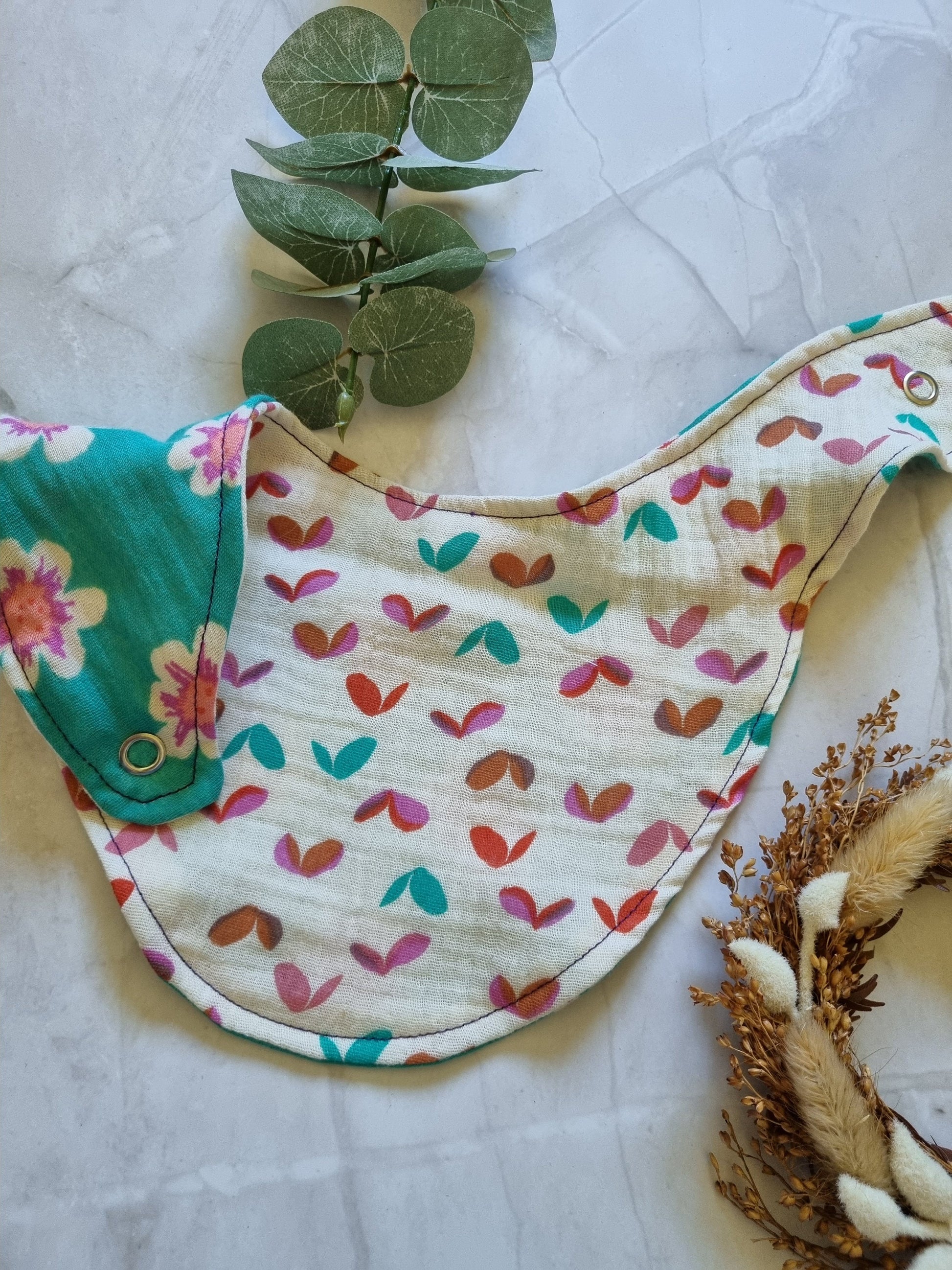 Cotton Baby Scarf Musselin Bandana | Gender-Neutral Baby Bandana | Soft and Washable Newborn Scarf | Ideal Baby Gift