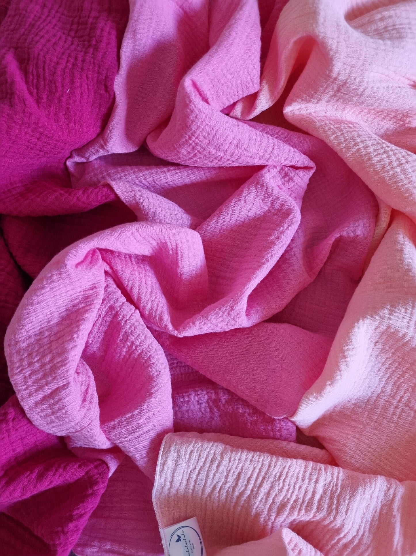 Pink Rose Cotton Stole Scarf - Cozy pink Wrap - Versatile Shawl for Travel - Boho Fashion Accessory - Ideal Gift for her