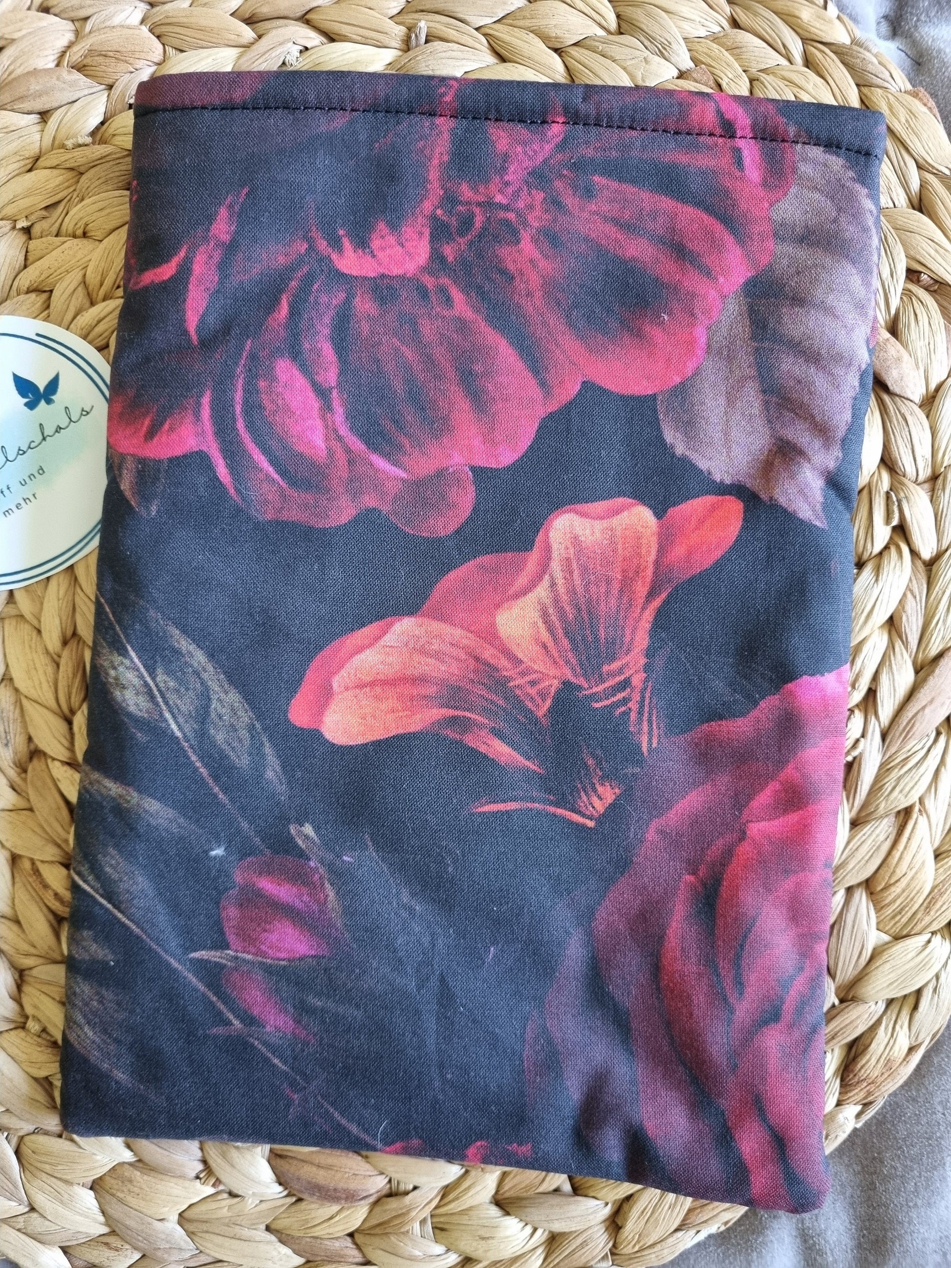 Dark Romance Book Cover for Paperback Books - Handmade Protective Book Sleeve - Romance Reader Gift - Romance Lover's Gift