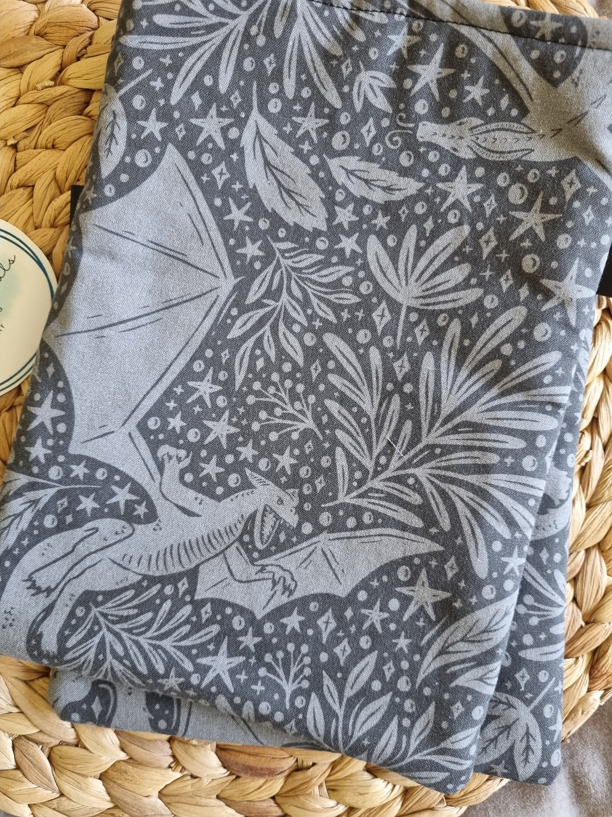 Dragon Fantasy Book Cover for Paperback and Hardcover Books - Handmade Protective Book Sleeve - Fantasy Reader Gift - Dragon Lover's Gift