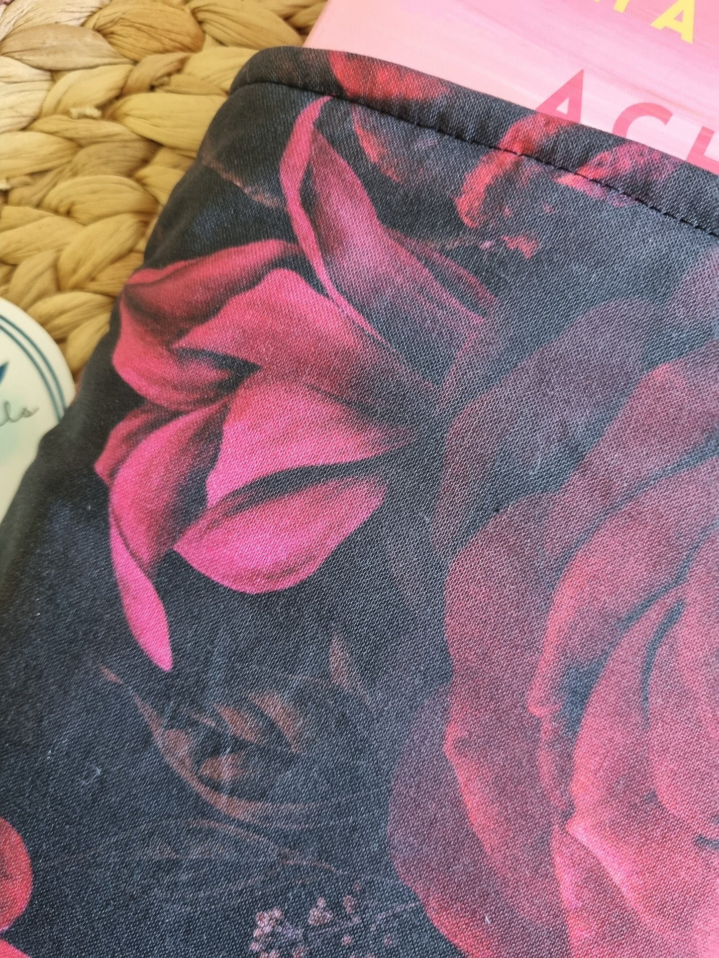 Dark Romance Book Cover for Paperback Books - Handmade Protective Book Sleeve - Romance Reader Gift - Romance Lover's Gift