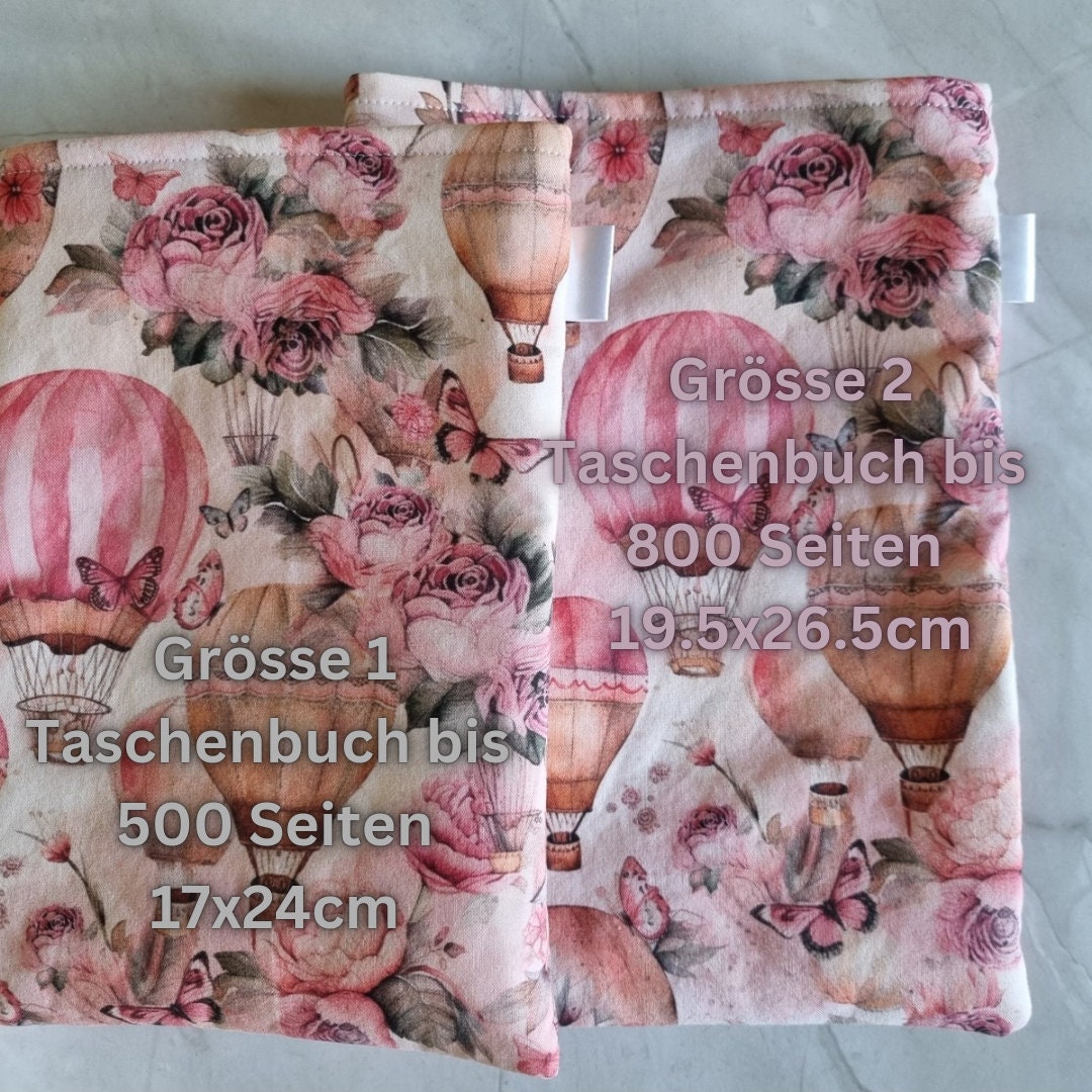 pink romantic Fantasy Book Cover for Paperback and Hardcover Books Handmade Protective Book Sleeve - Romance Reader Gift Pink Lover's Gift