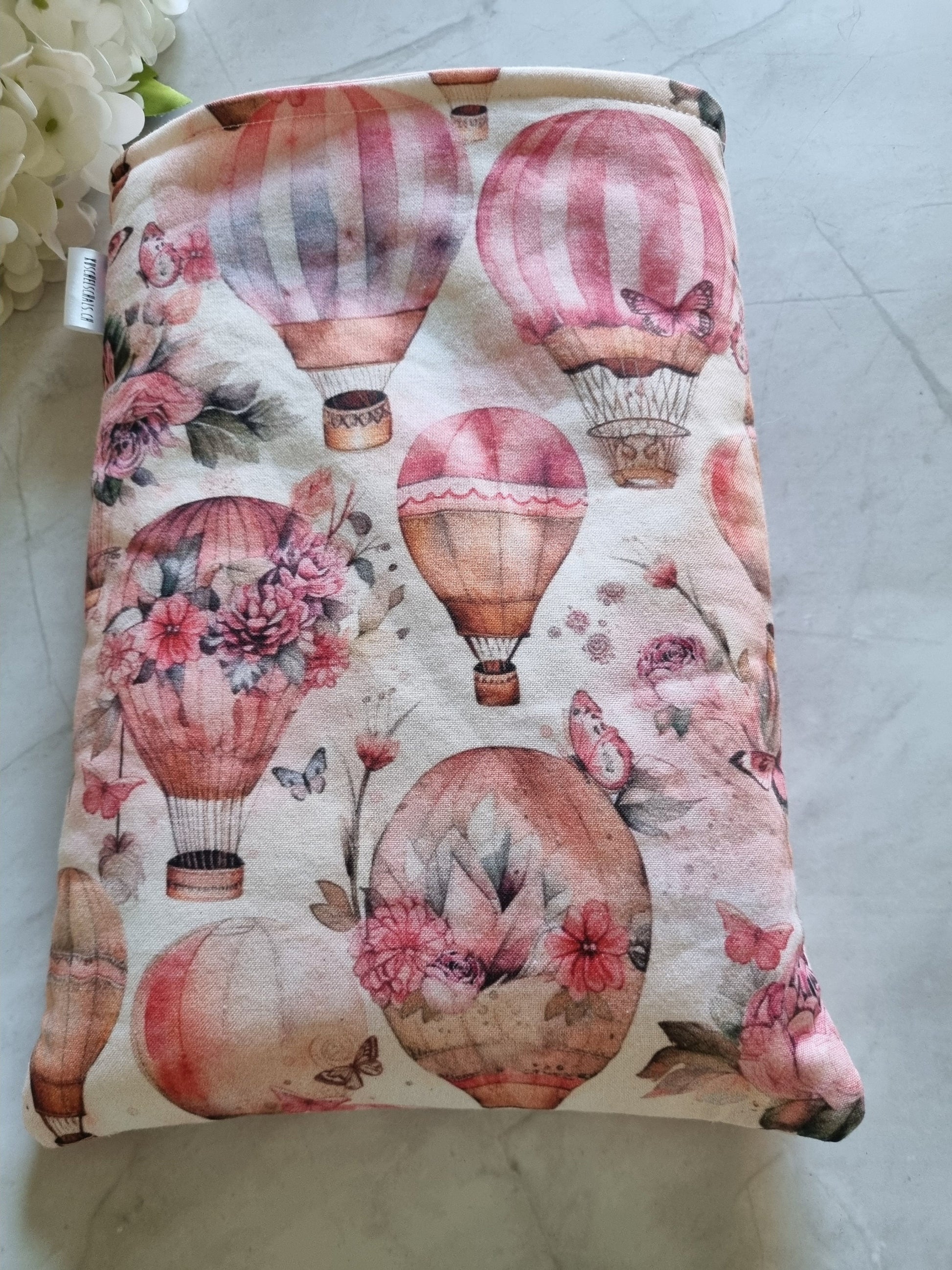 pink romantic Fantasy Book Cover for Paperback and Hardcover Books Handmade Protective Book Sleeve - Romance Reader Gift Pink Lover's Gift