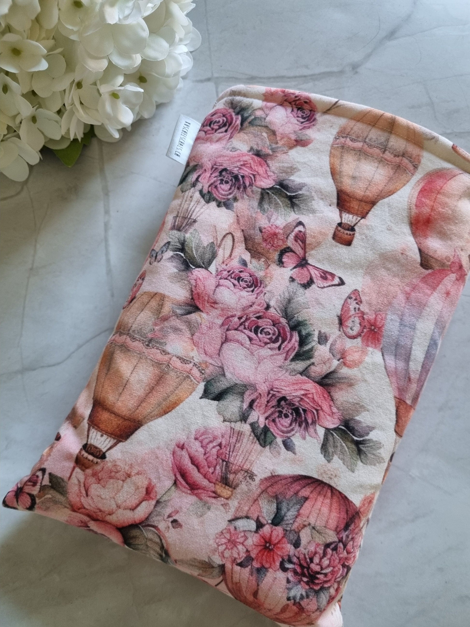 Pink Fantasy Book Cover for Paperback Books - Handmade Protective Book Sleeve - romance Reader Gift - Romance Lover's Gift