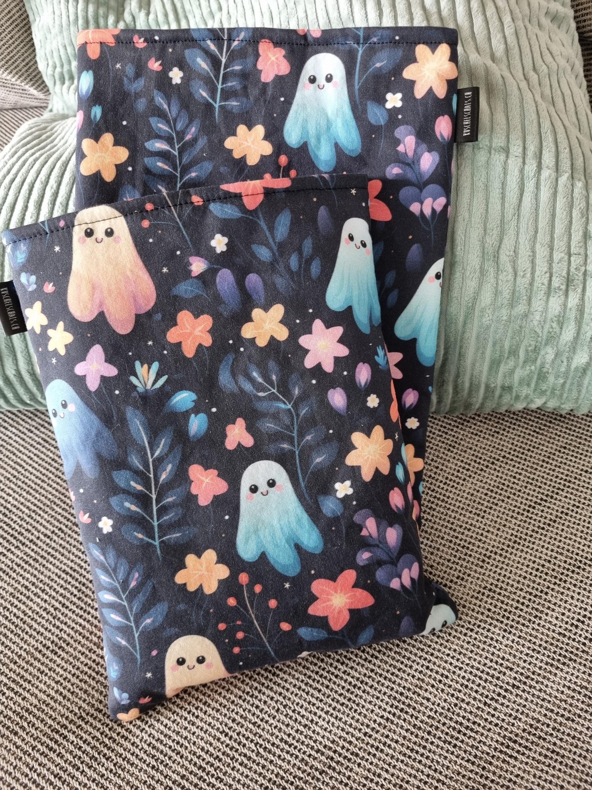 Fantasy Book Cover for Paperback and Hardcover Books - Handmade Protective Book Sleeve - Fantasy Reader Gift - ghost Lover's Gift