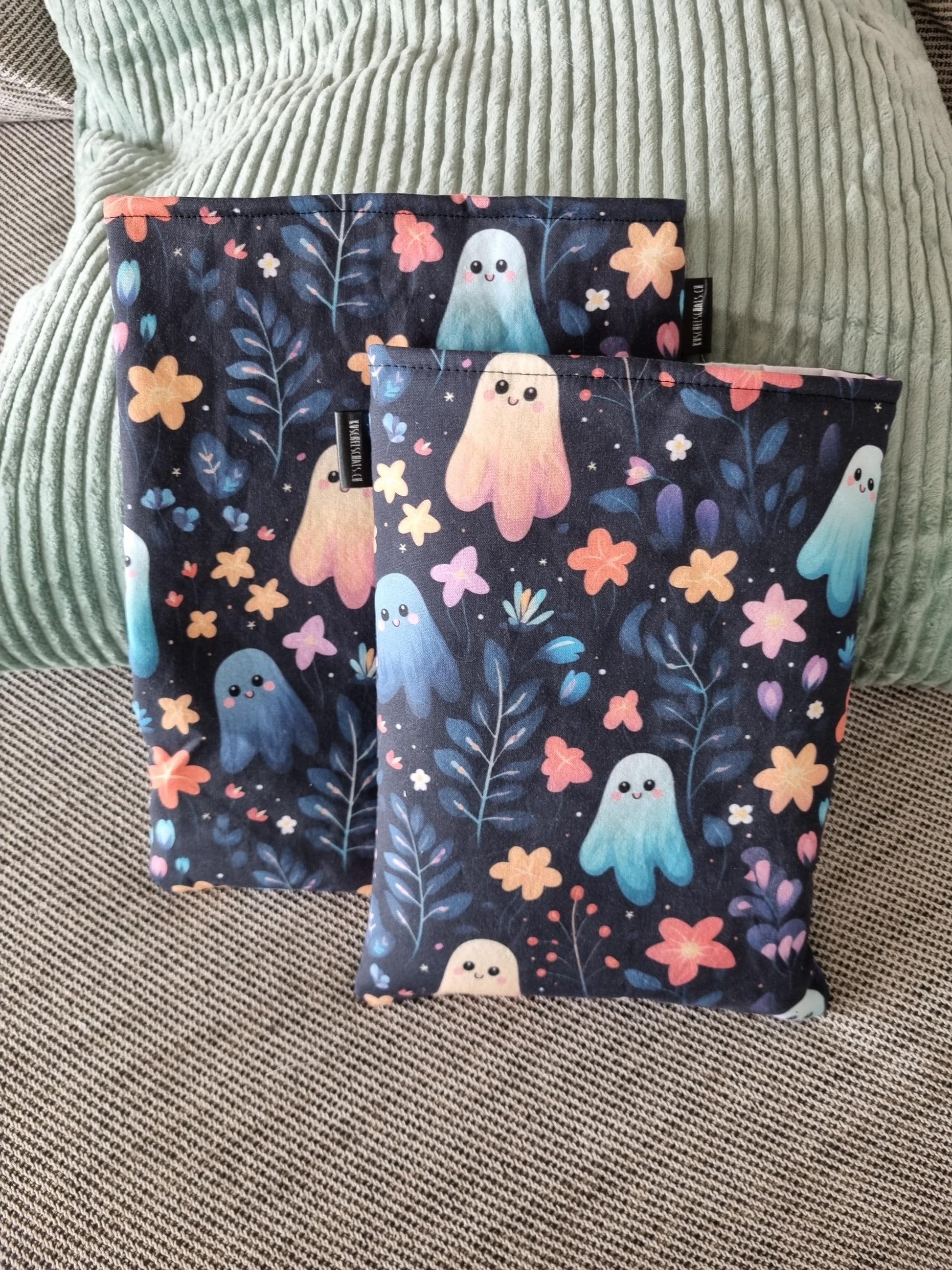 Fantasy Book Cover for Paperback and Hardcover Books - Handmade Protective Book Sleeve - Fantasy Reader Gift - ghost Lover's Gift