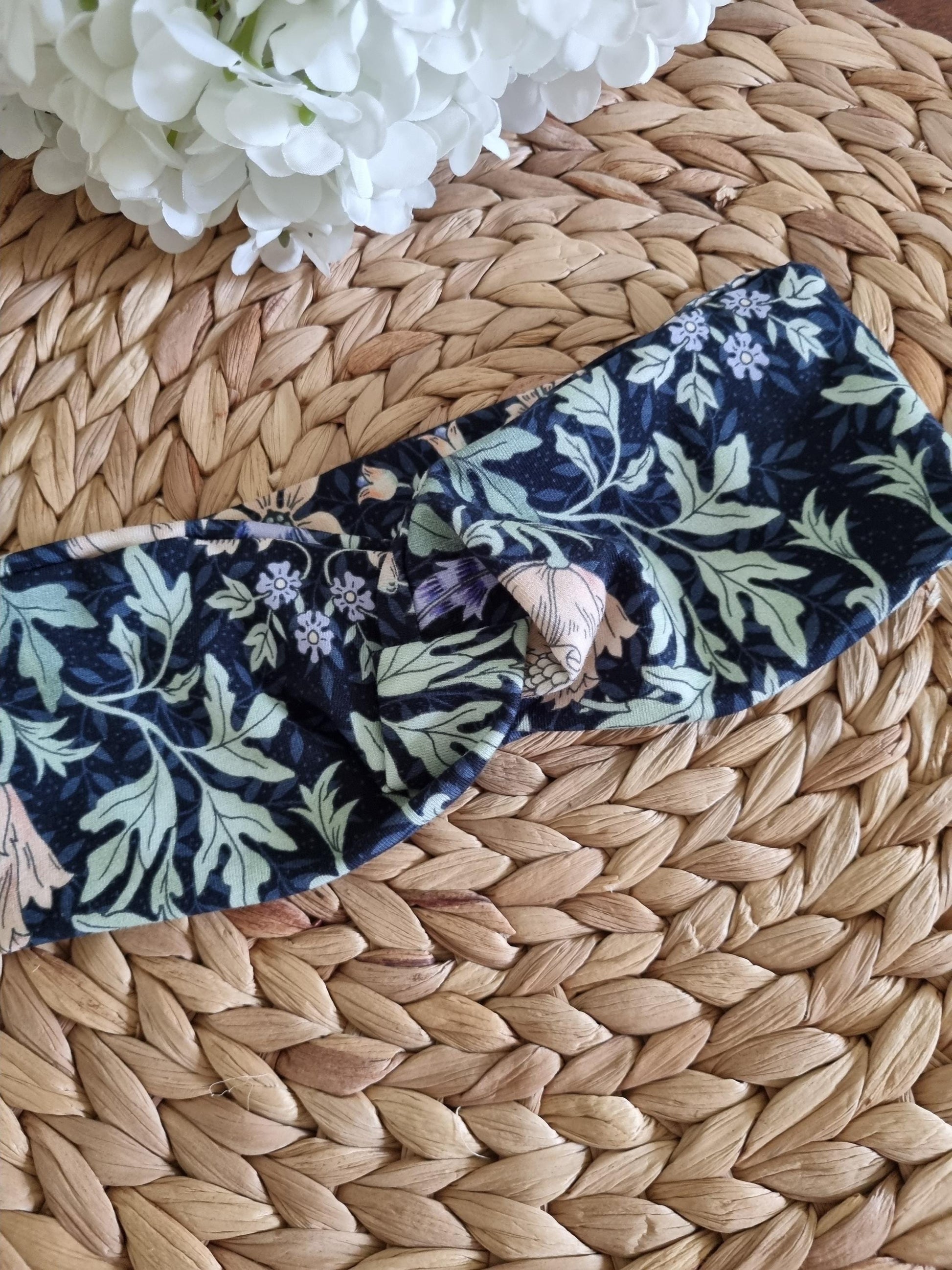Handmade Organic Jersey Headbands - Soft, Wide Ear Covering soft headband for adults organic jersey Headband Hair accessory handmade