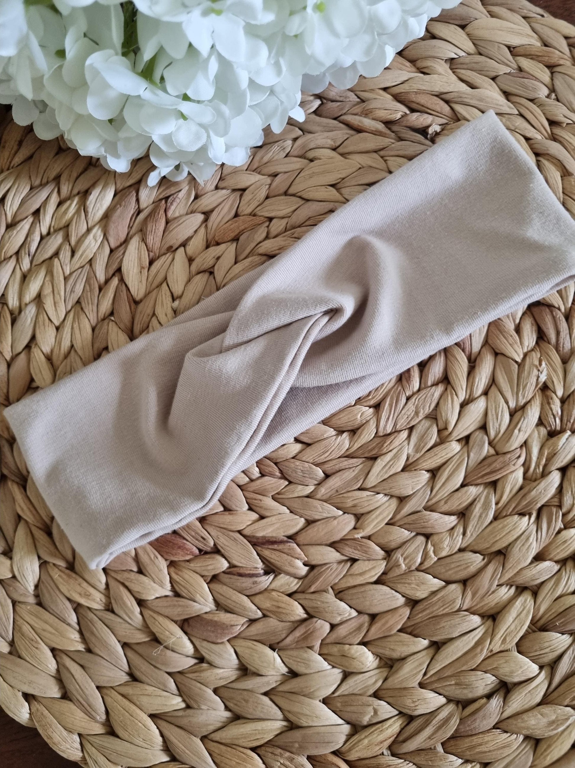 Handmade Organic Jersey Headbands - Soft, Wide Ear Covering soft headband for adults organic jersey Headband Hair accessory handmade