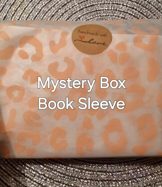 Mystery Box Book Sleeve handmade - sewn by me - the perfect surprise for yourself or somebody else - bookish gifts booksleeve